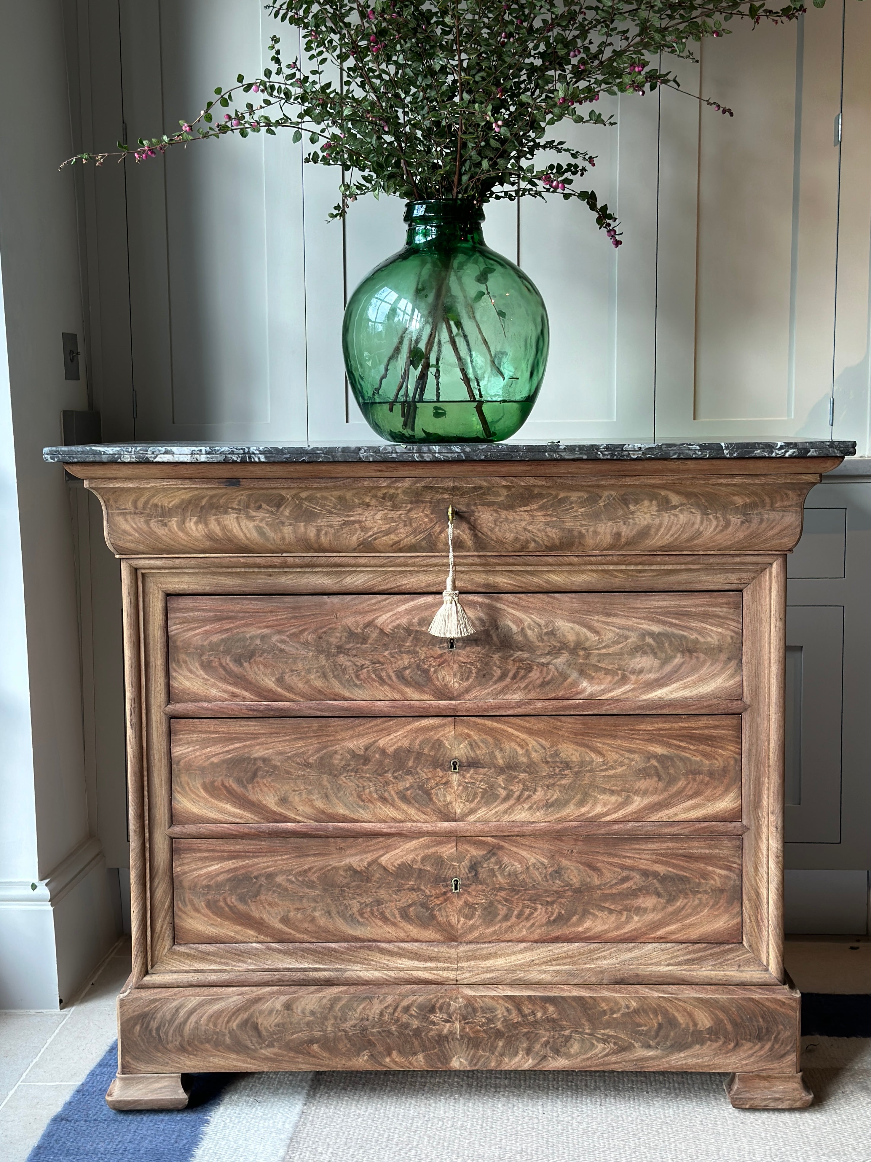 Amazing Bleached C19th Commode