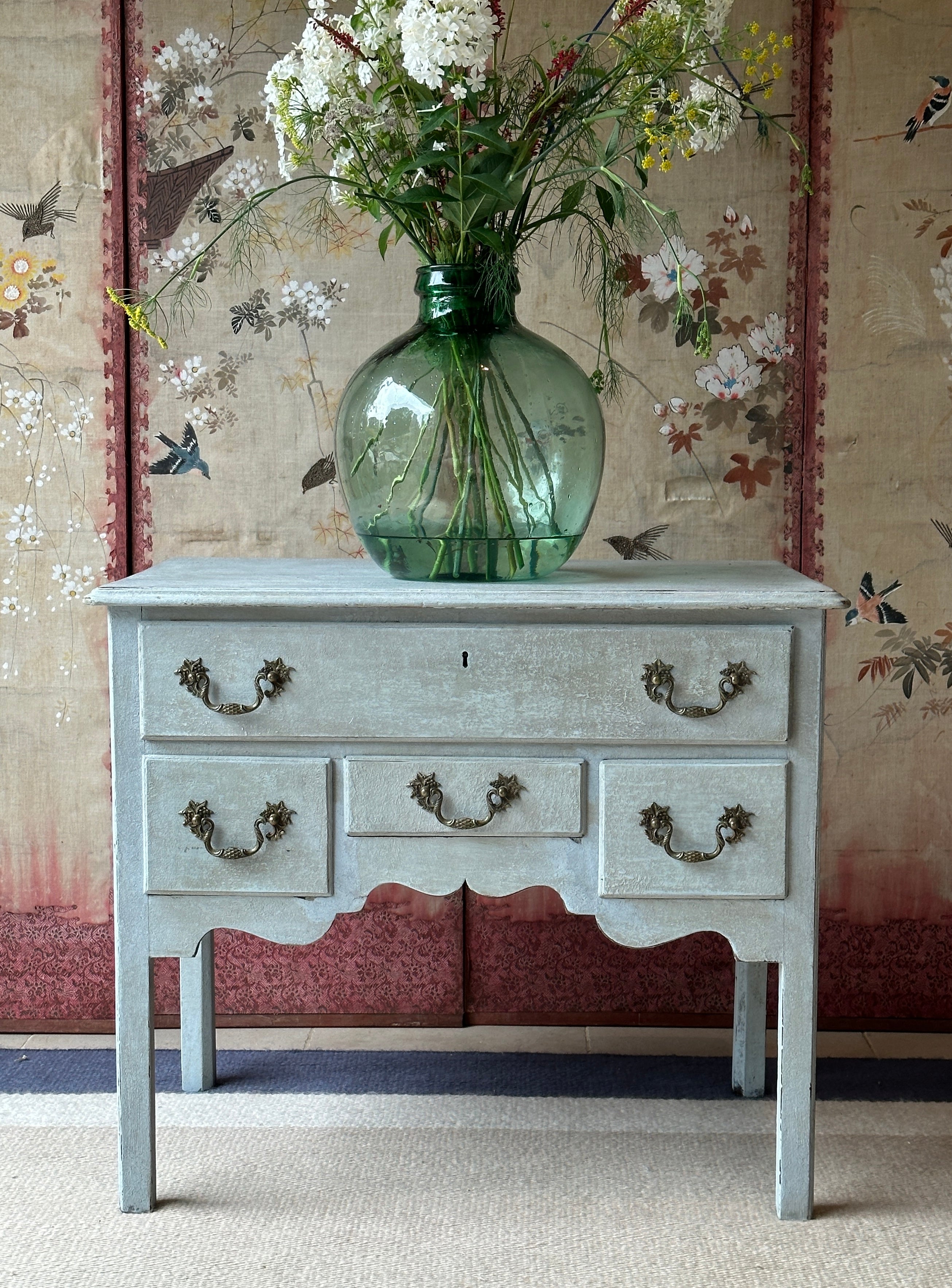 18th Century English Painted Lowboy