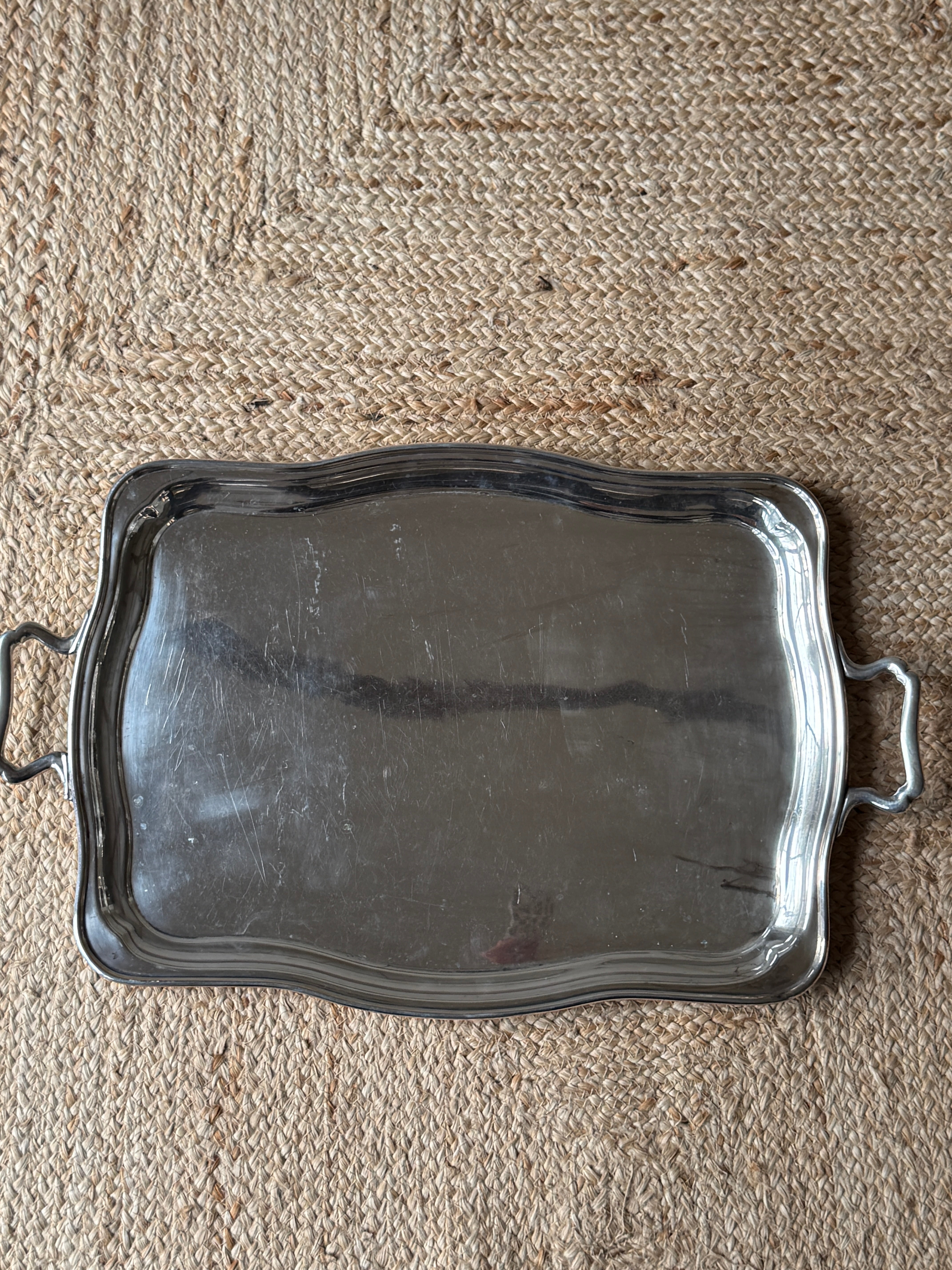 Decorative Elkington Silver Plate Tray