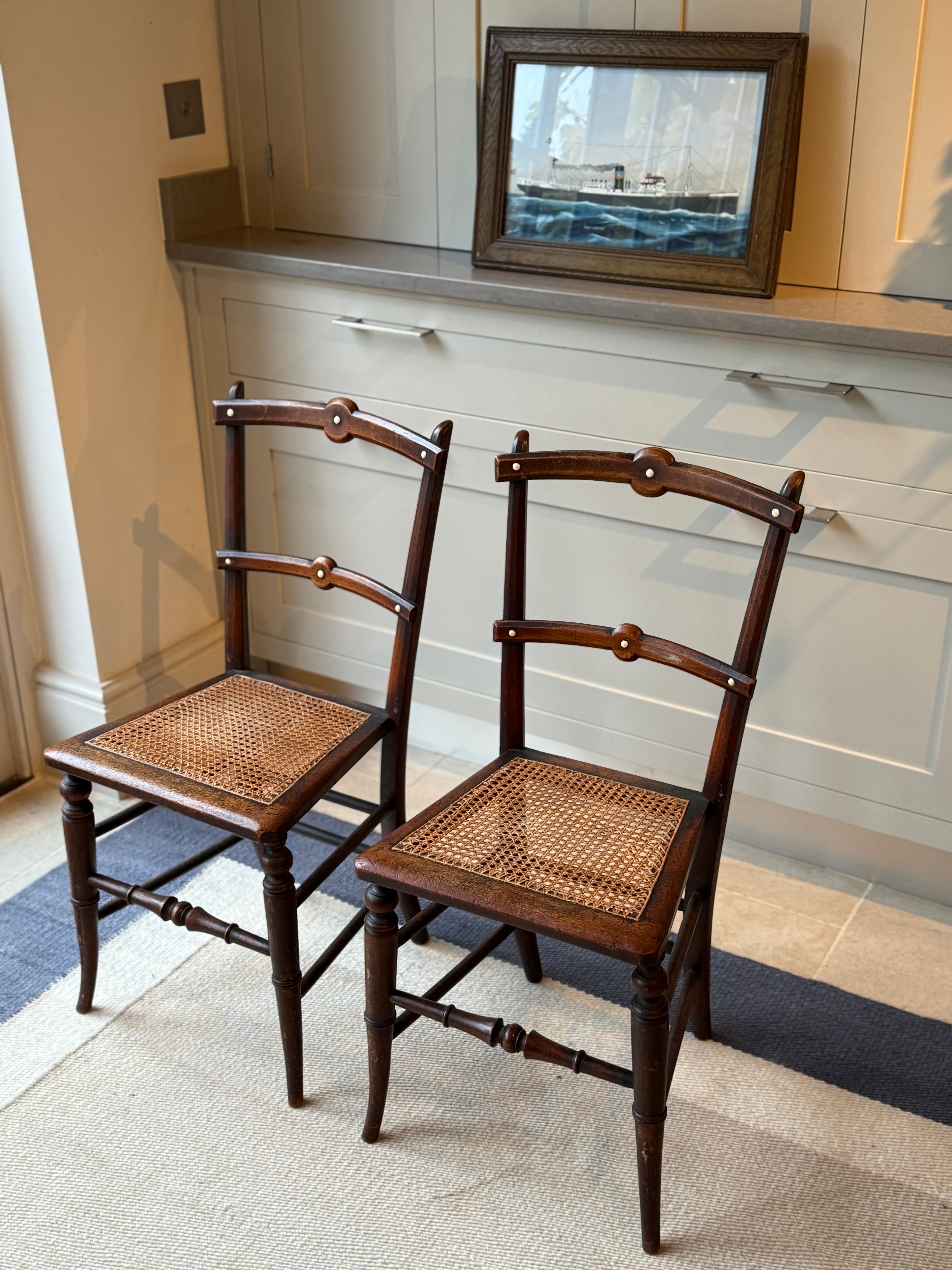 Pair of Decorative Regency Chairs