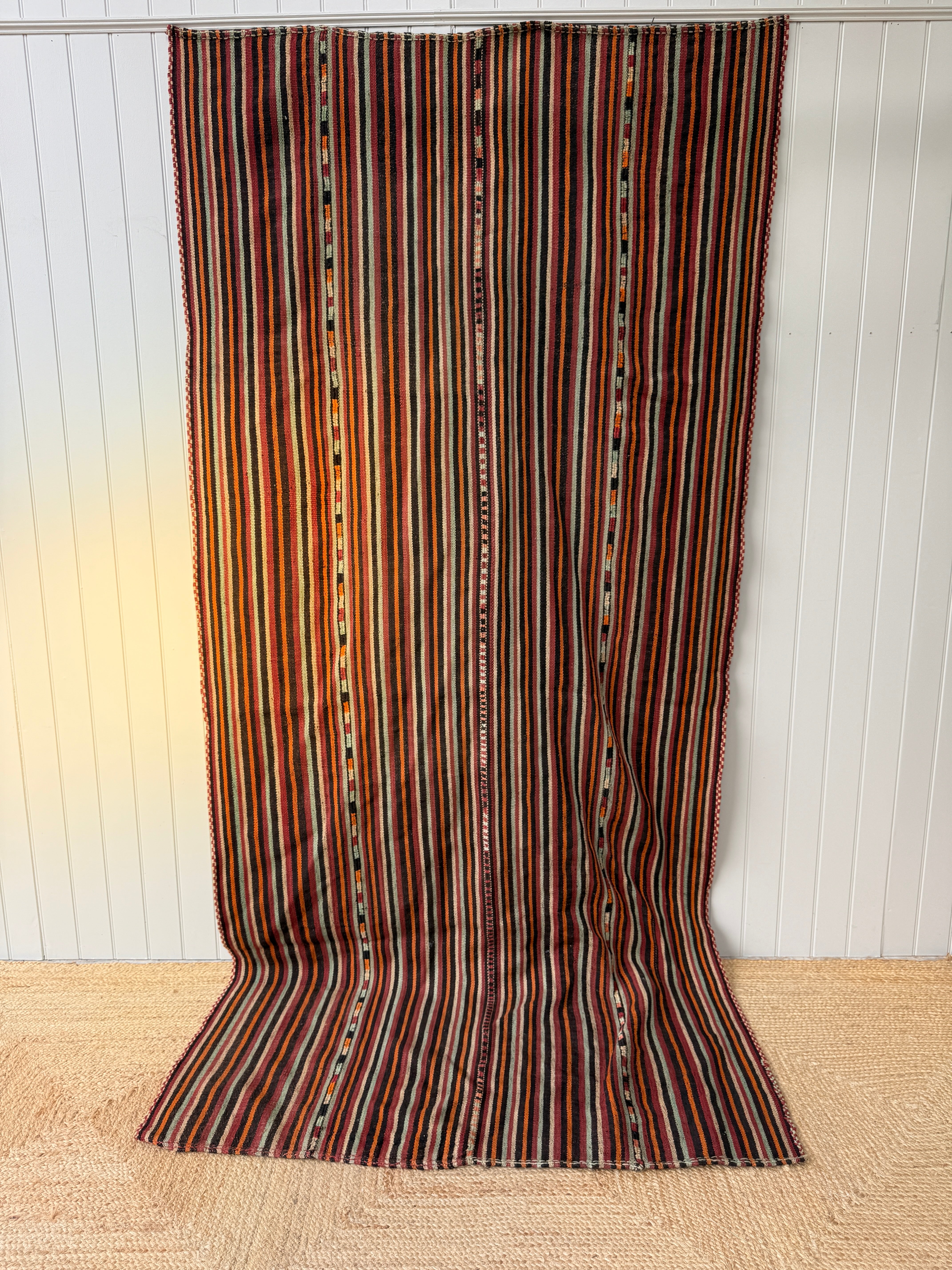 Long Turkish Jajim Kilim Rug 306 x146