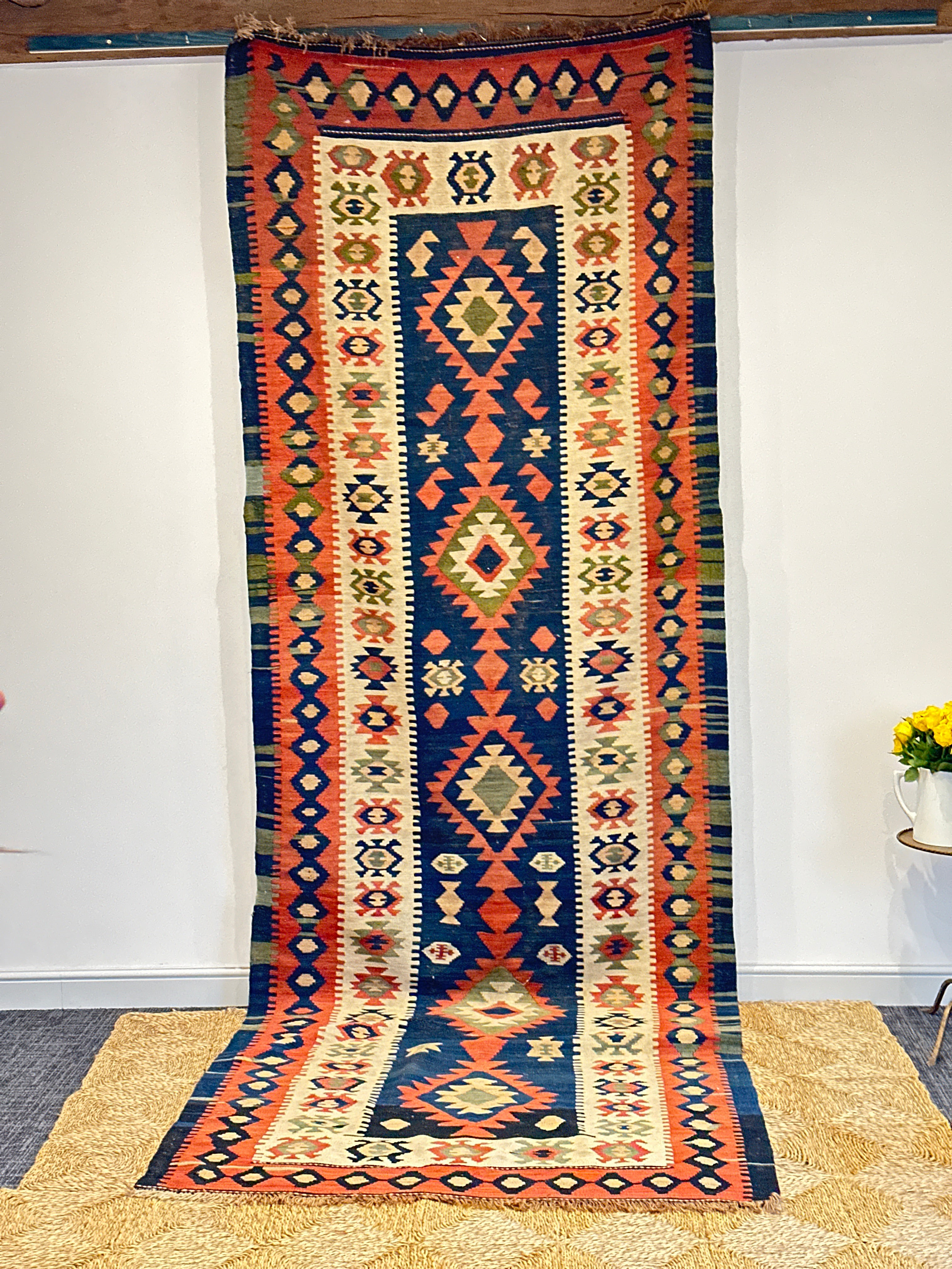 Vintage Large Kazak Rug