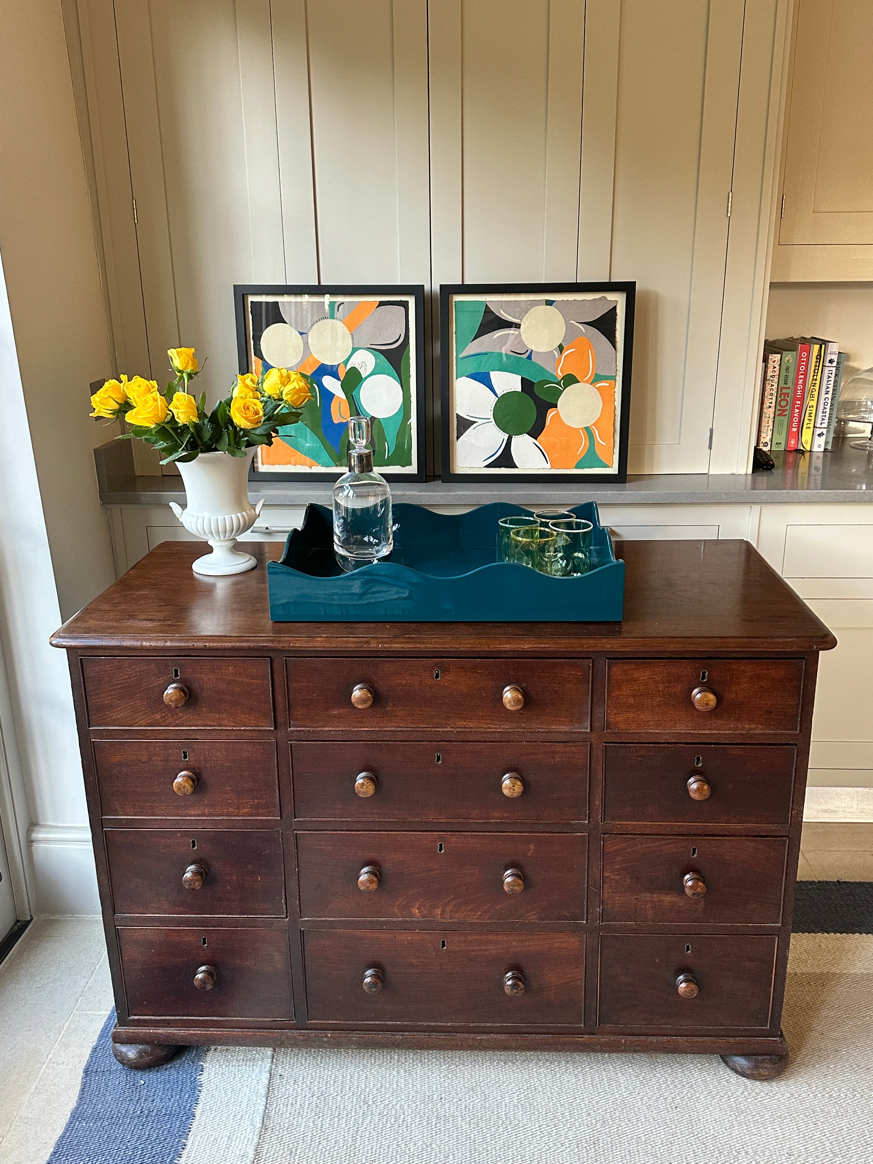 William IV Mahogany 12 Drawer chest - circa 1835