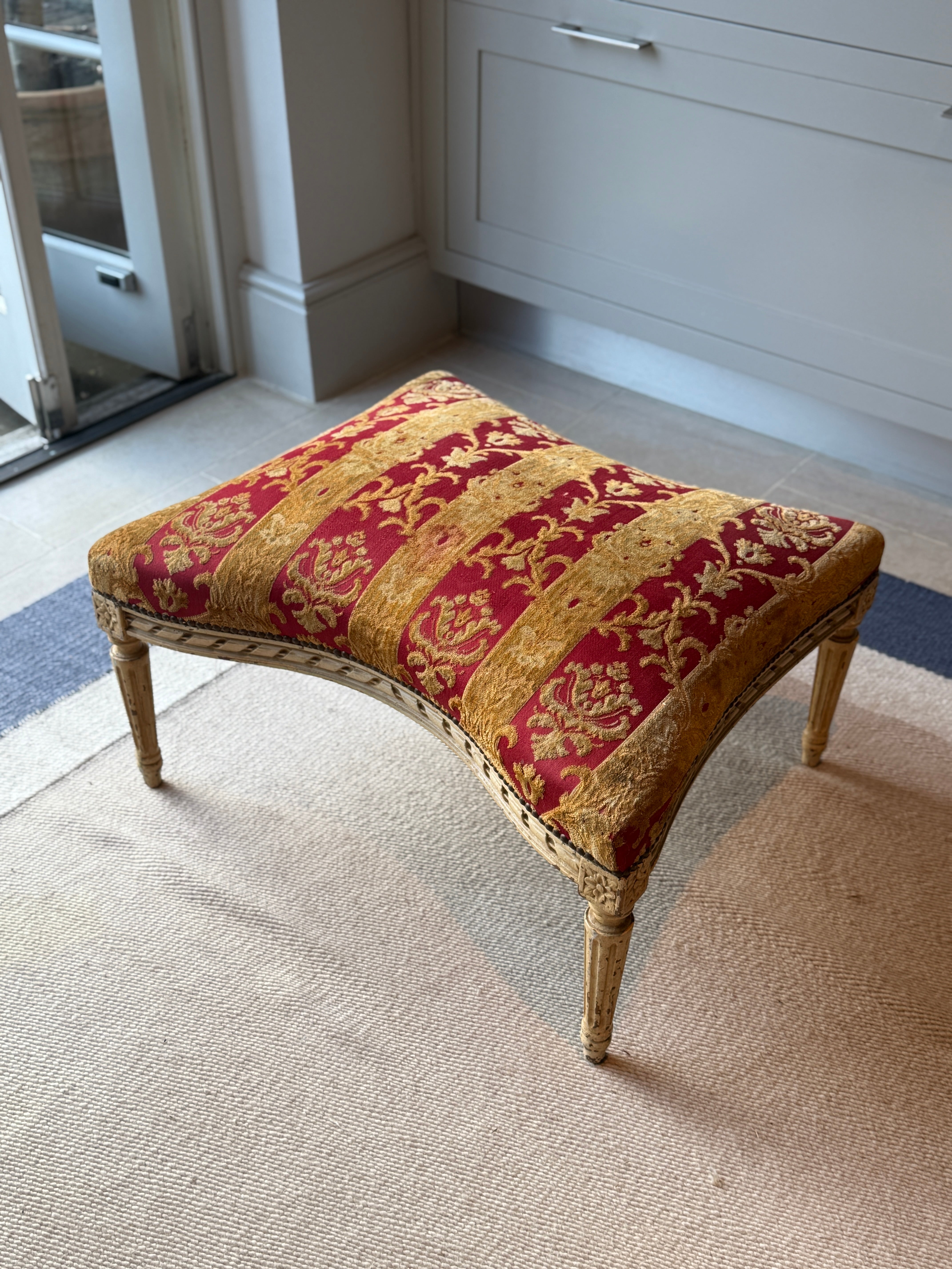 French 19th Century Ottoman Footstool