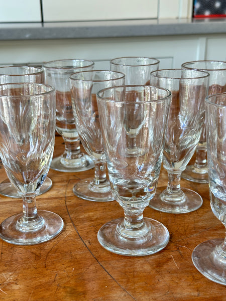 14 French Absinthe Glasse