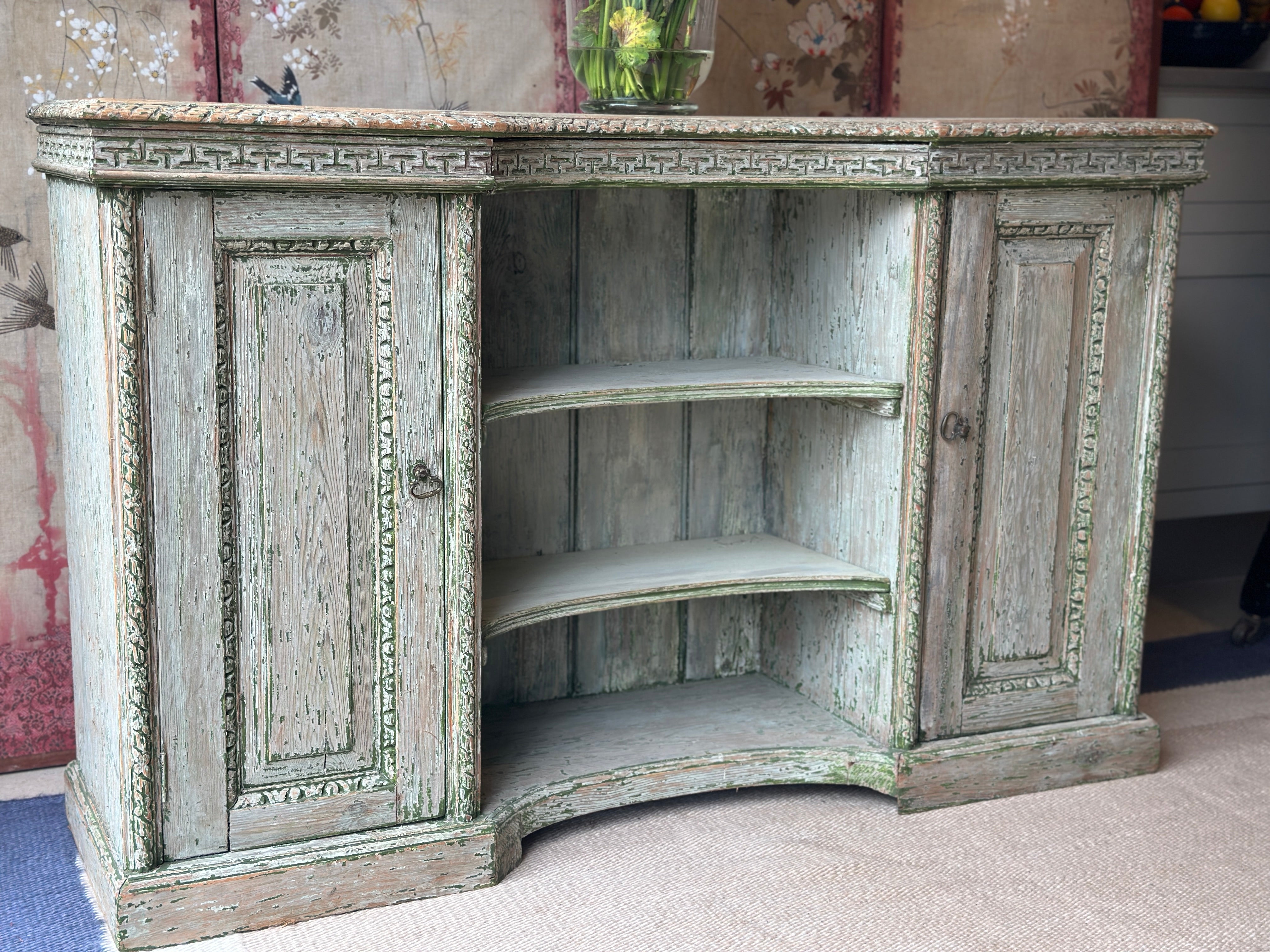 Wonderful English  19th Century Open Bookcase