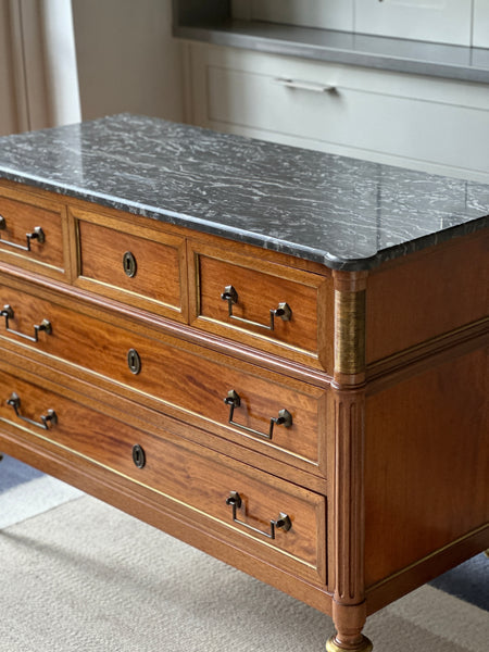 Sensational French Marble Commode