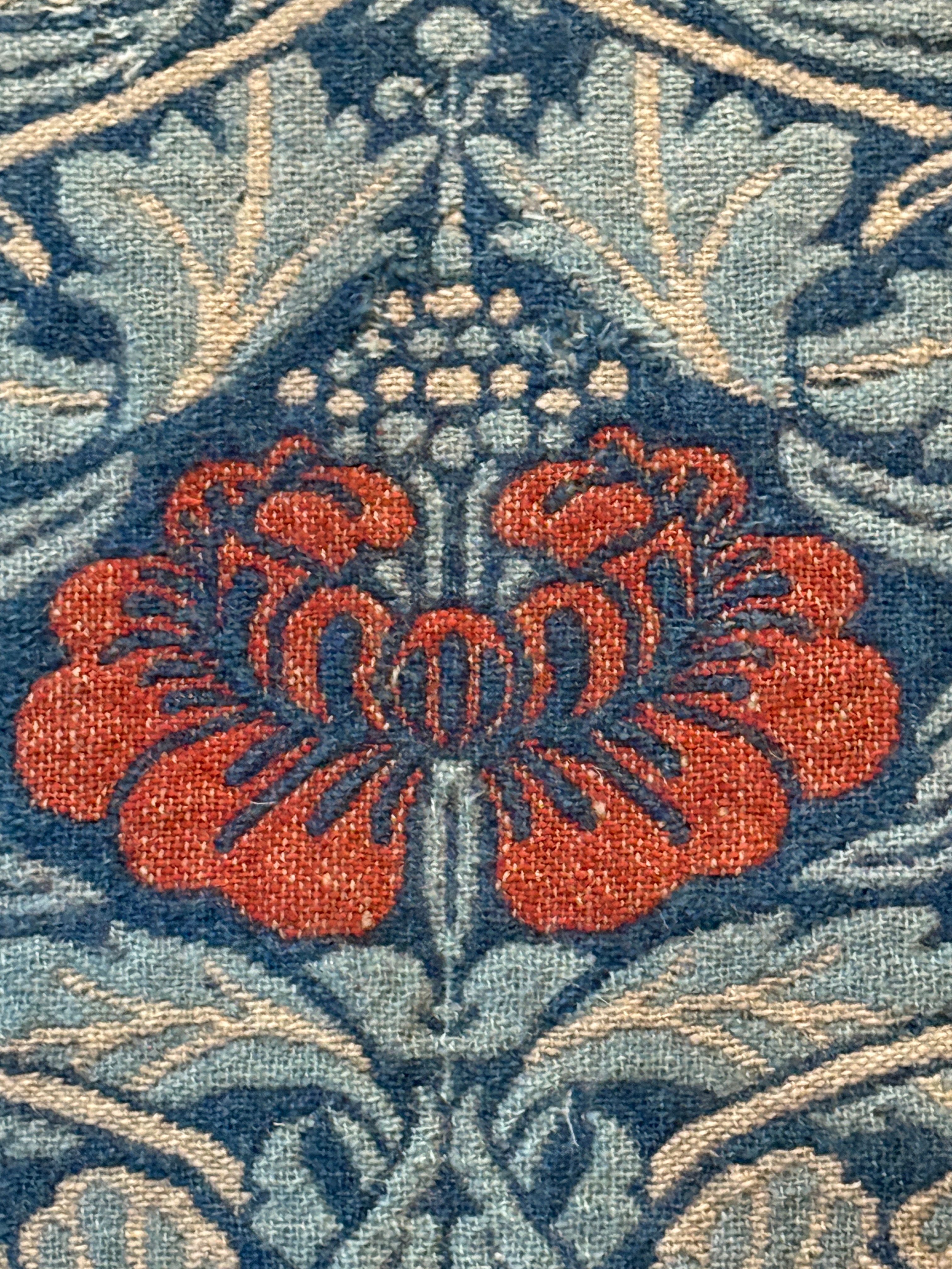 Large Original Woollen William Morris Curtain Panel - circa 1880