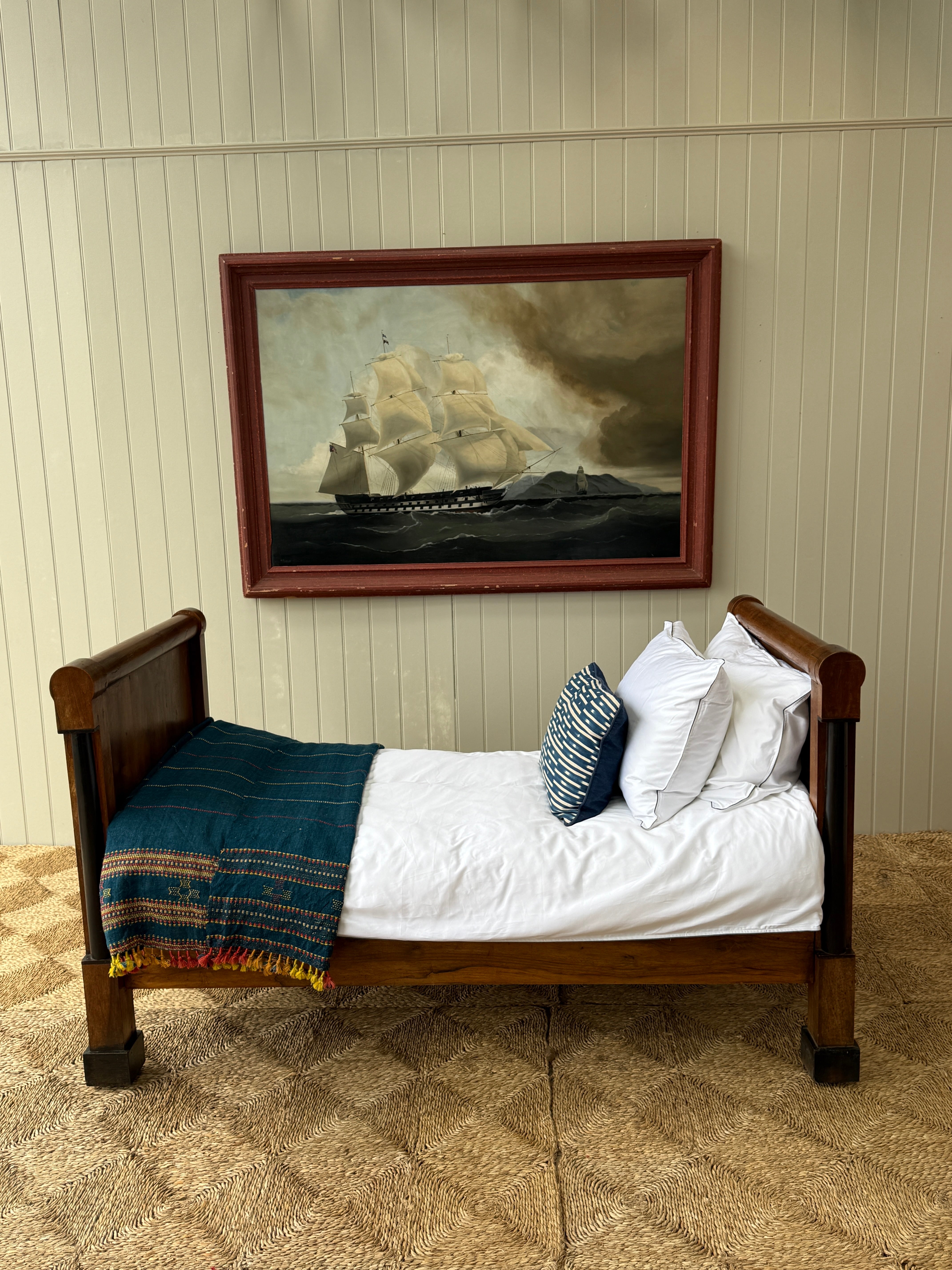 French Empire Single Bateau Lit