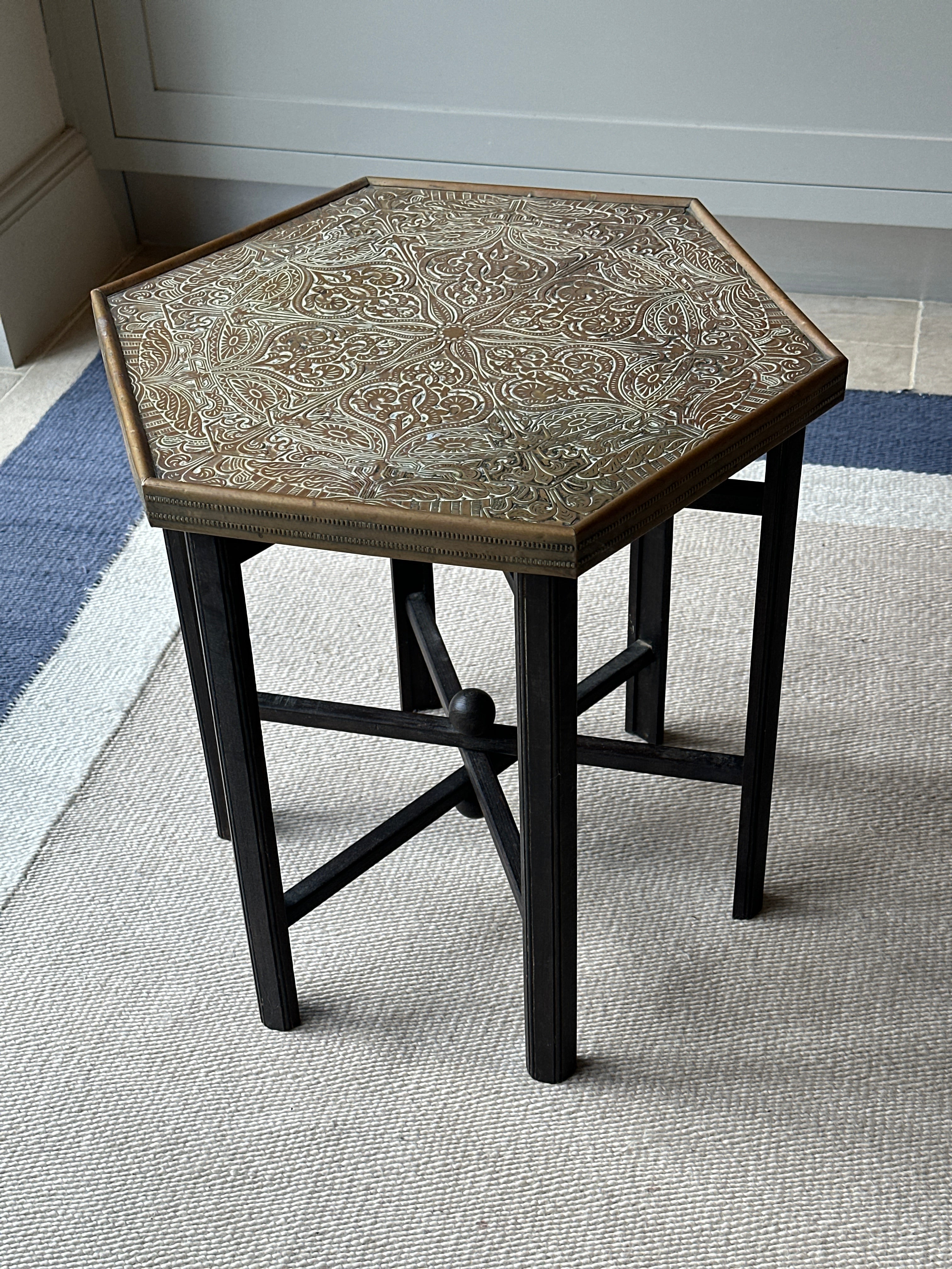 Brass Topped Eastern Table