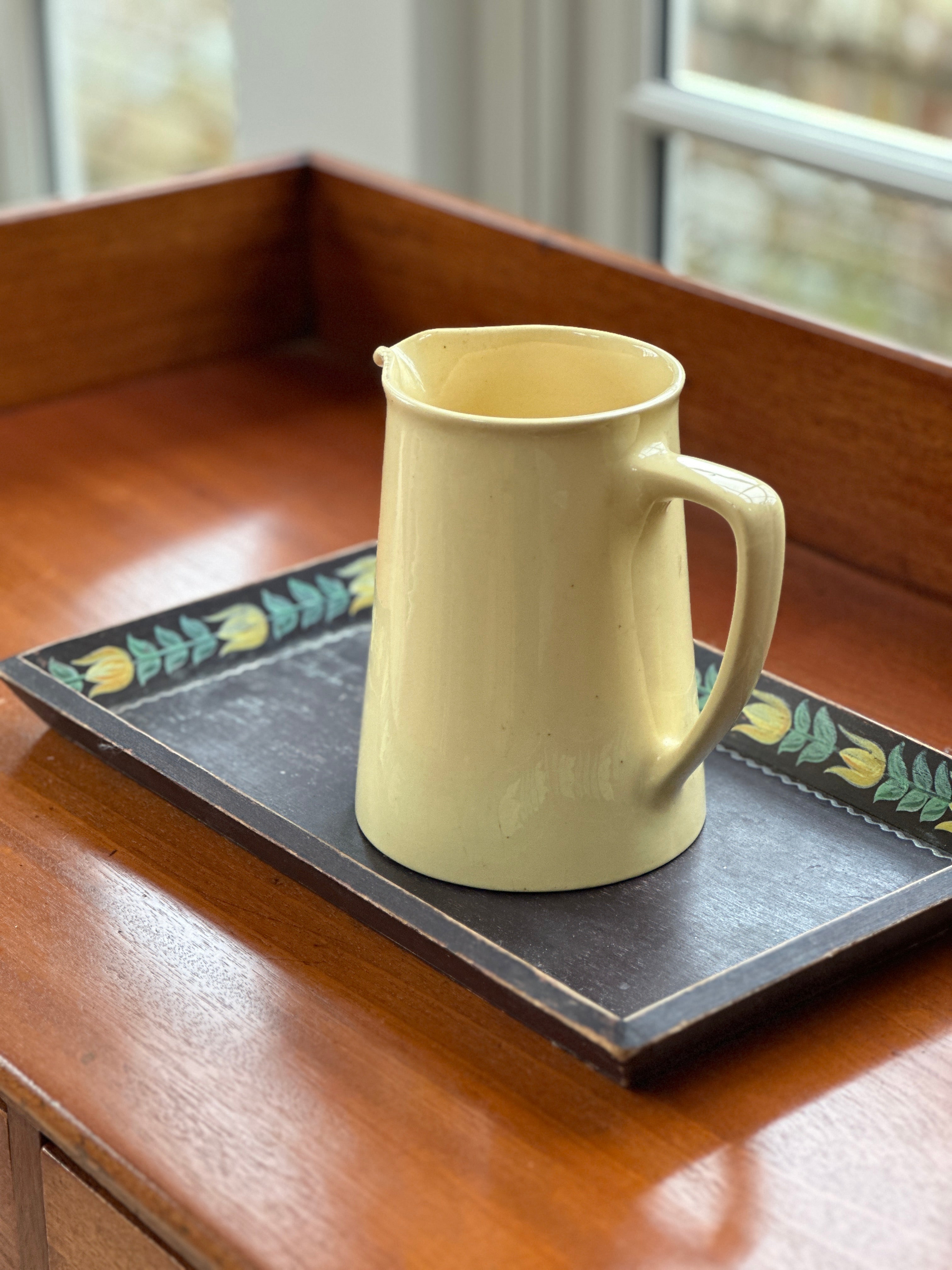 Small Wooden Painted Trays with Tulips