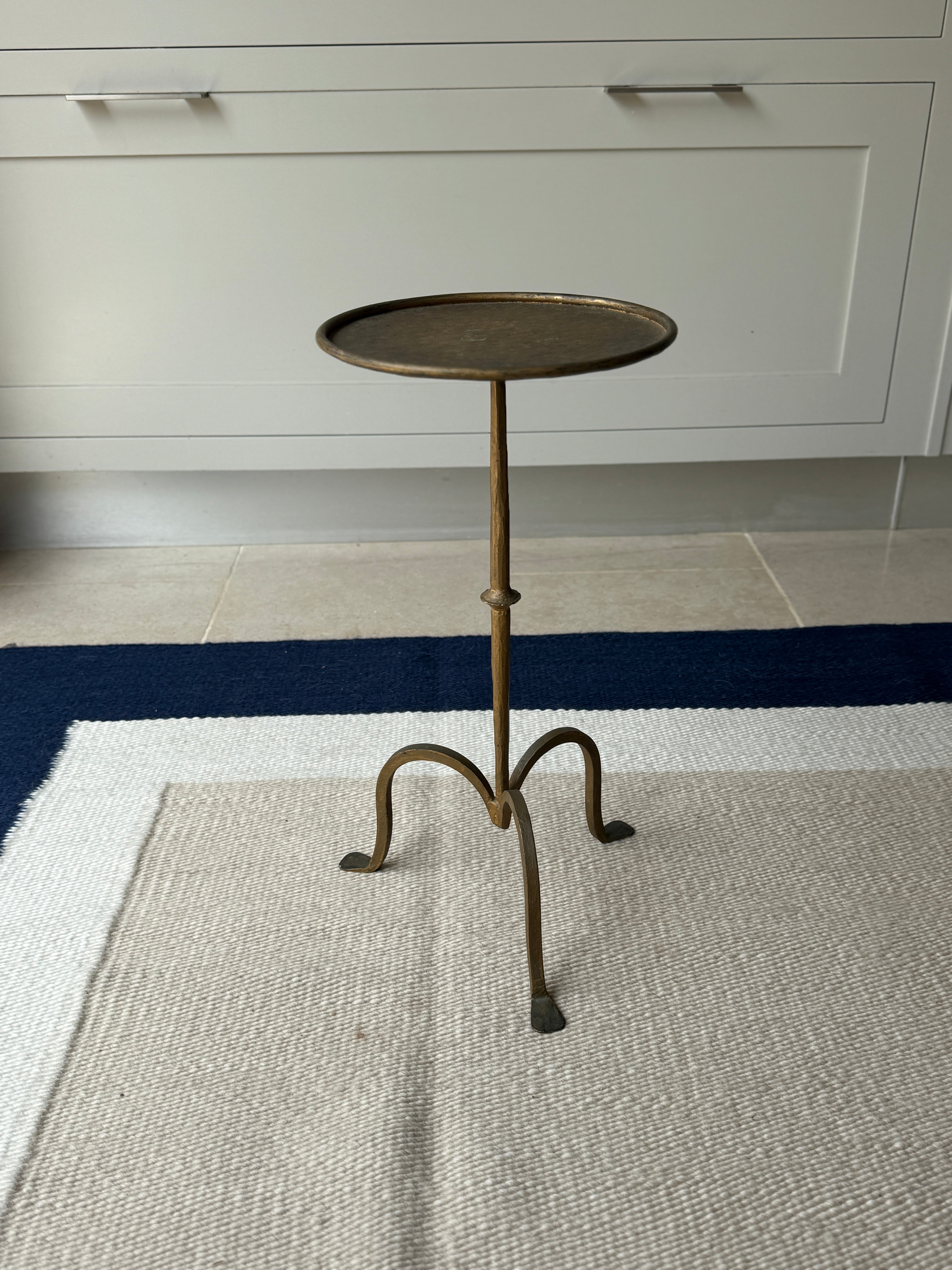 Spanish Gilt Metal Martini Table