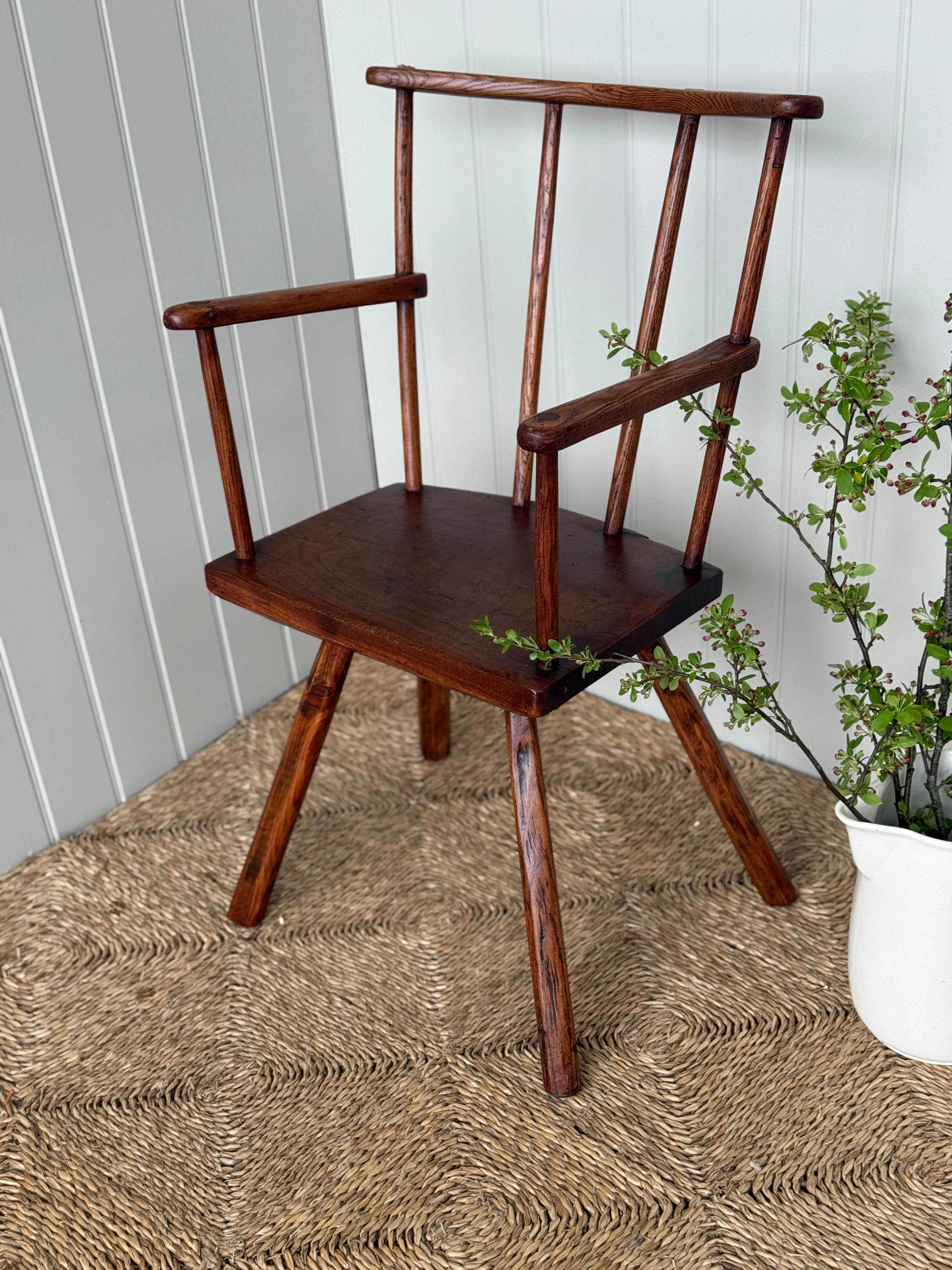 English 19th Century Stick Chair