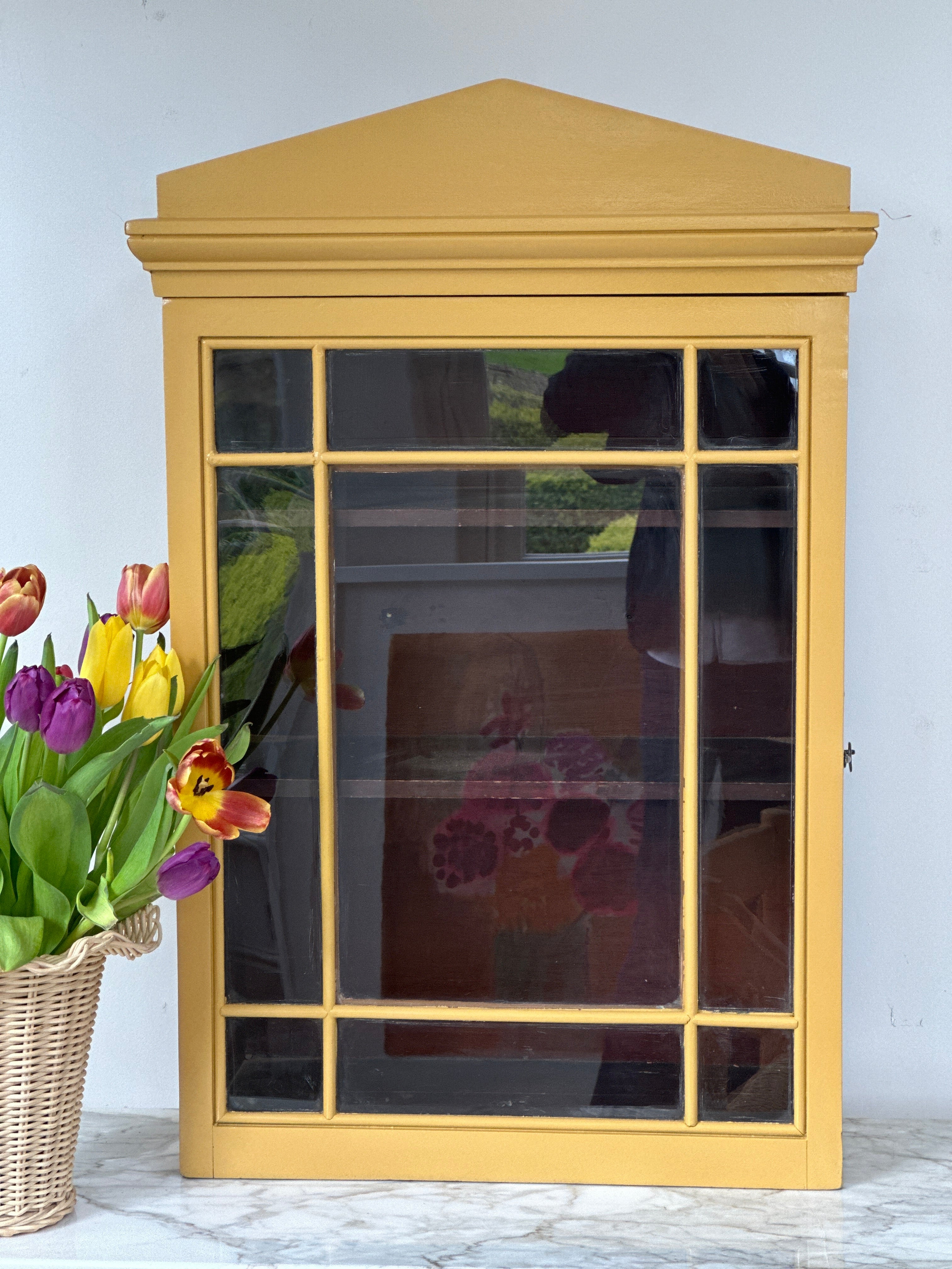 Astral Glazed  Mahogany Wall Cabinet