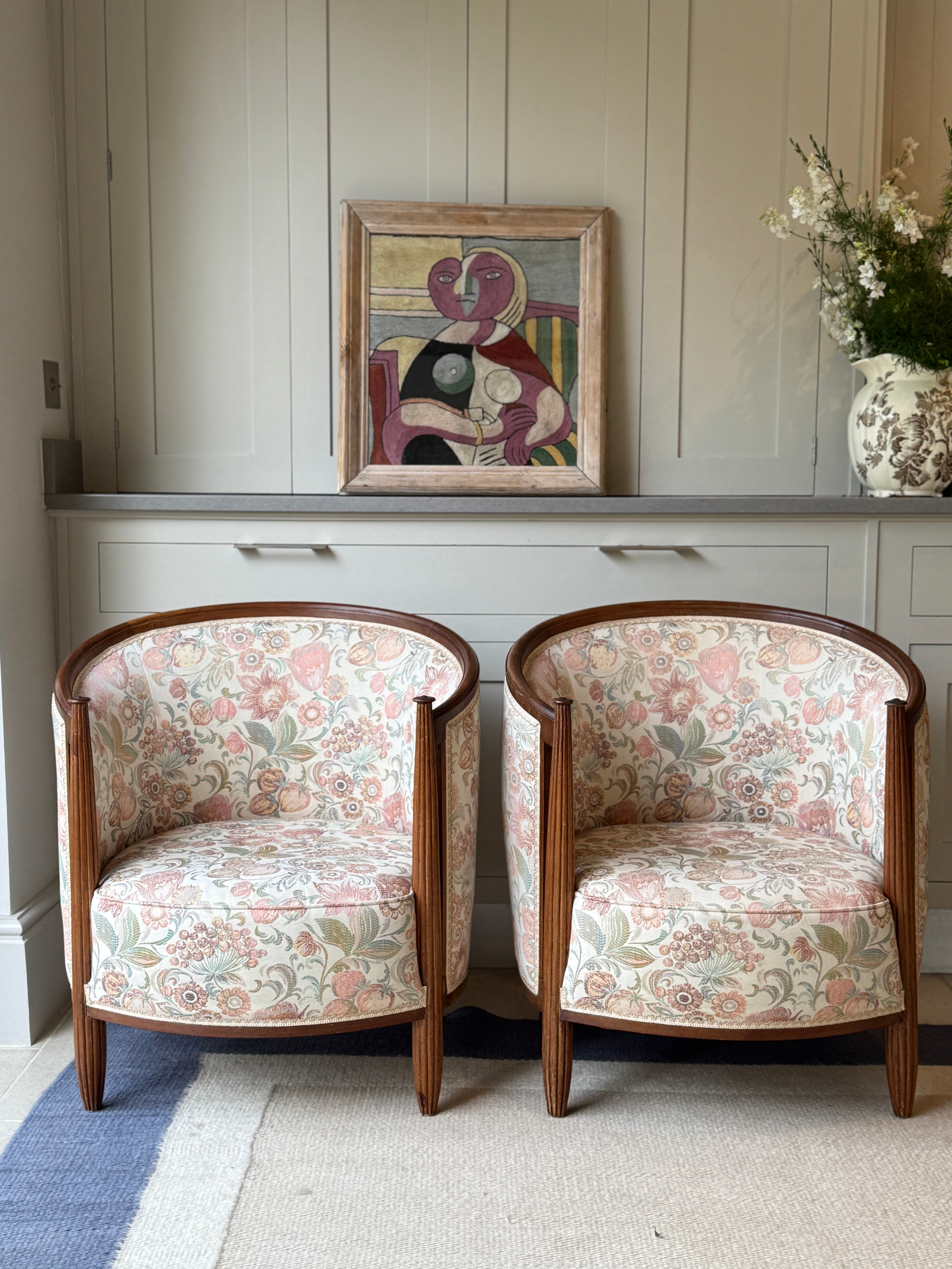 Pair of French Art Deco Chairs