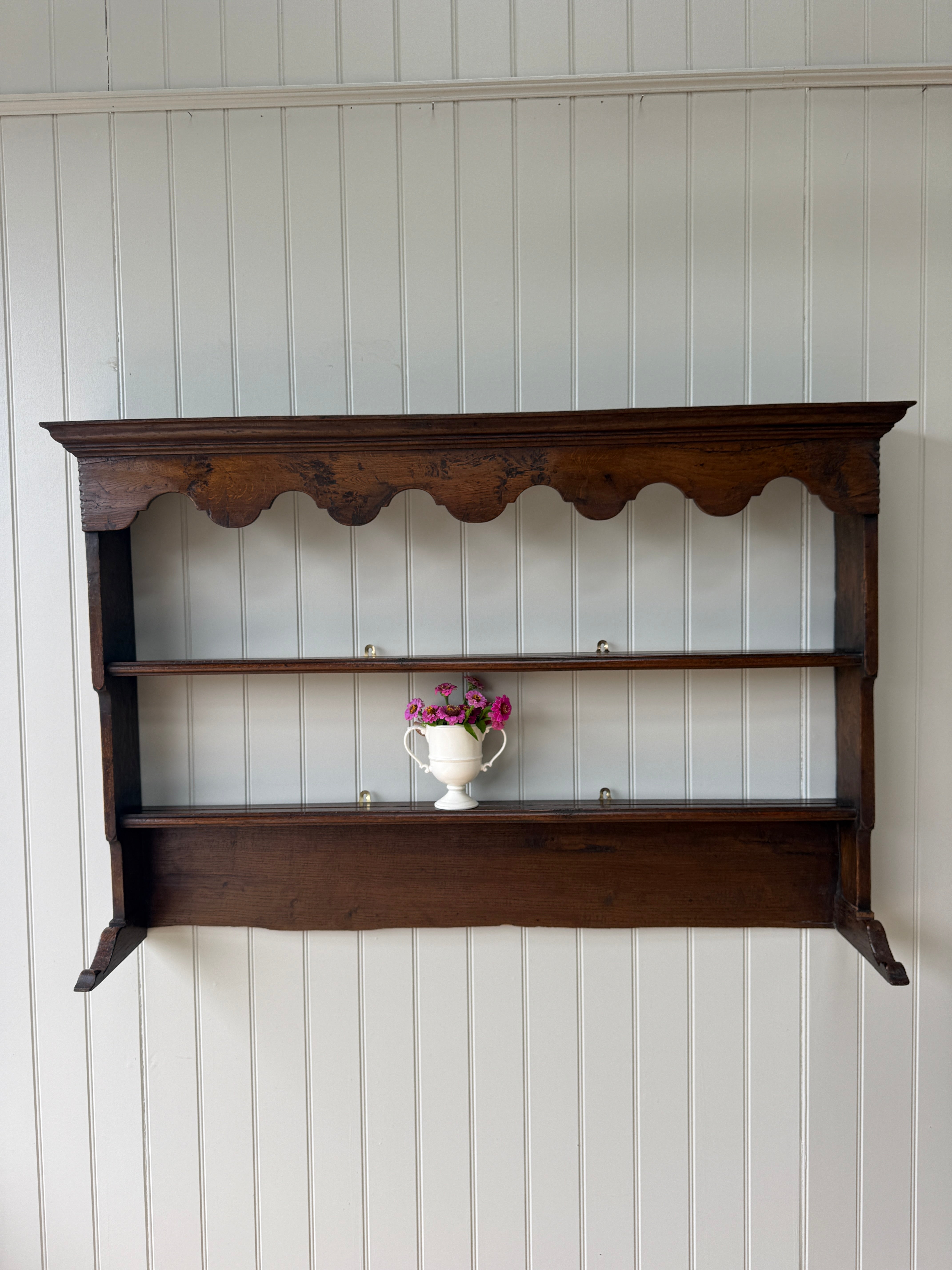Early 19th Century Oak Delft Rack