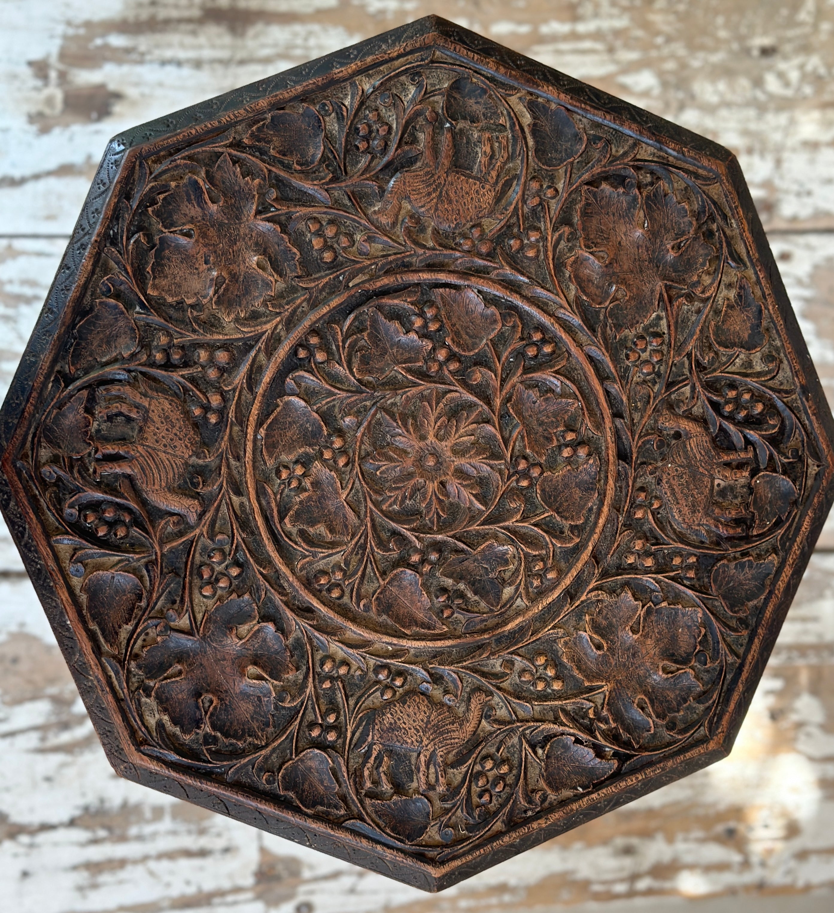 Anglo Indian Octagonal Table with Superb Top