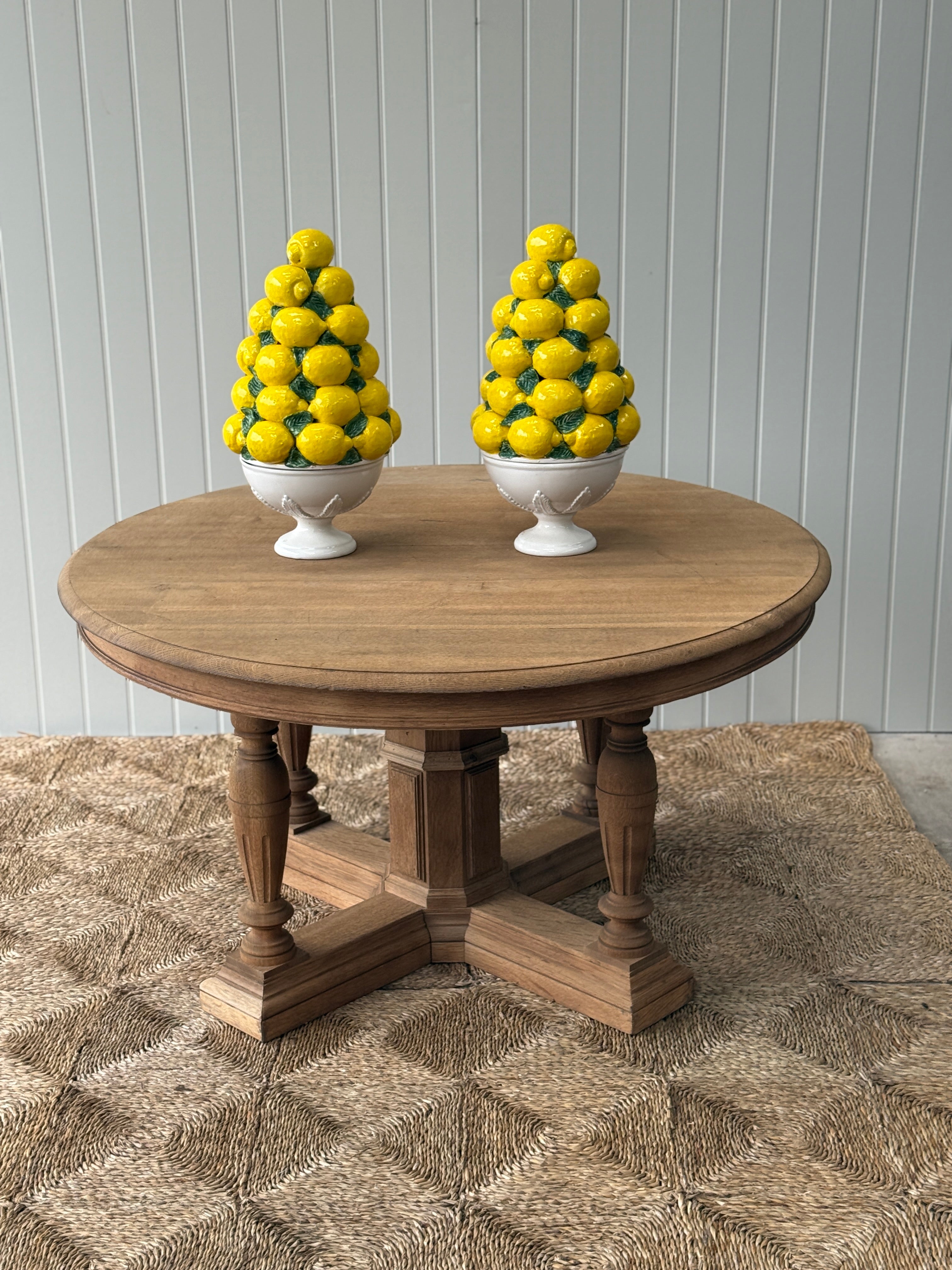 French Bleached Oak Centre Table