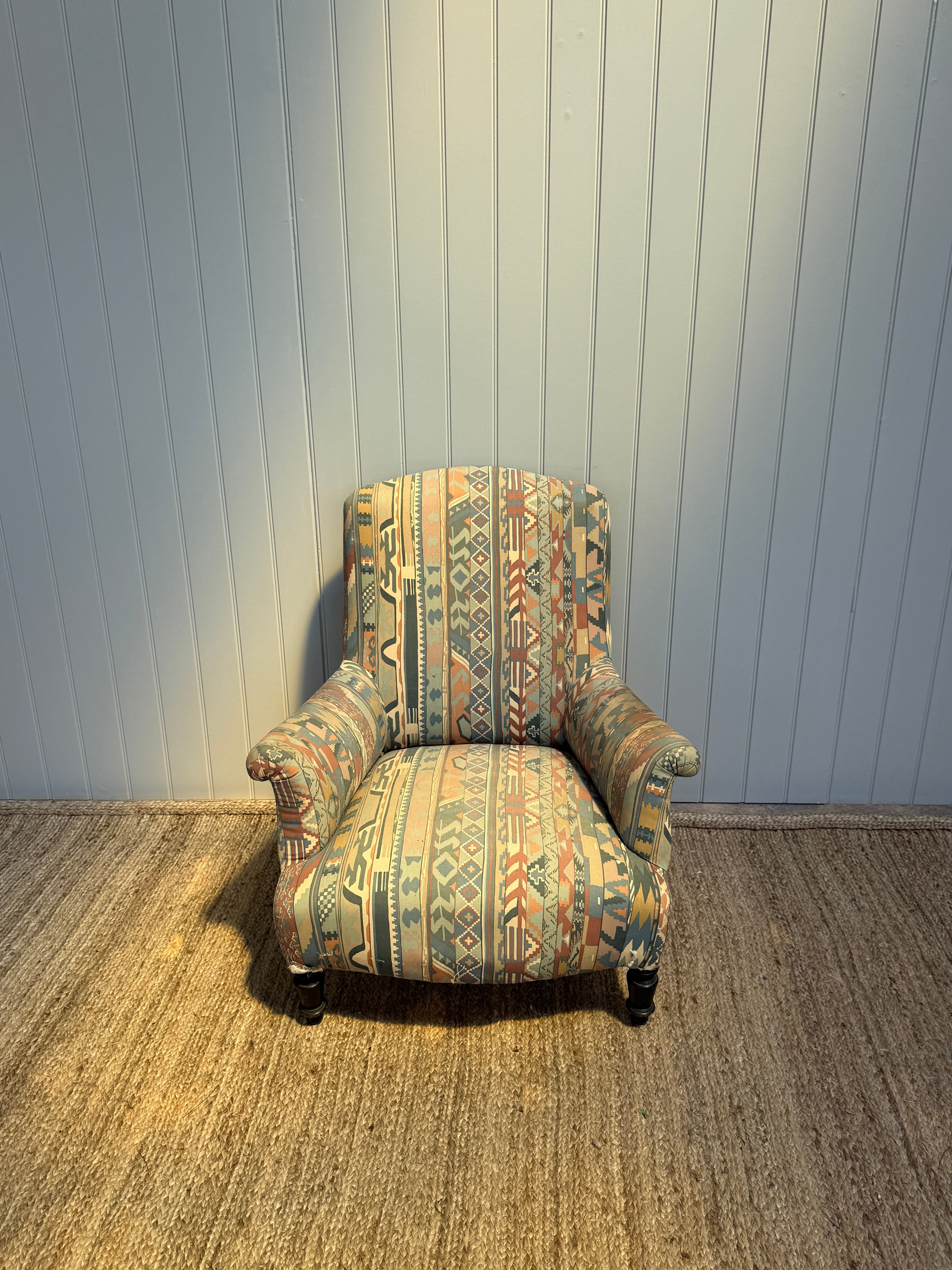 Single Floral Square Back