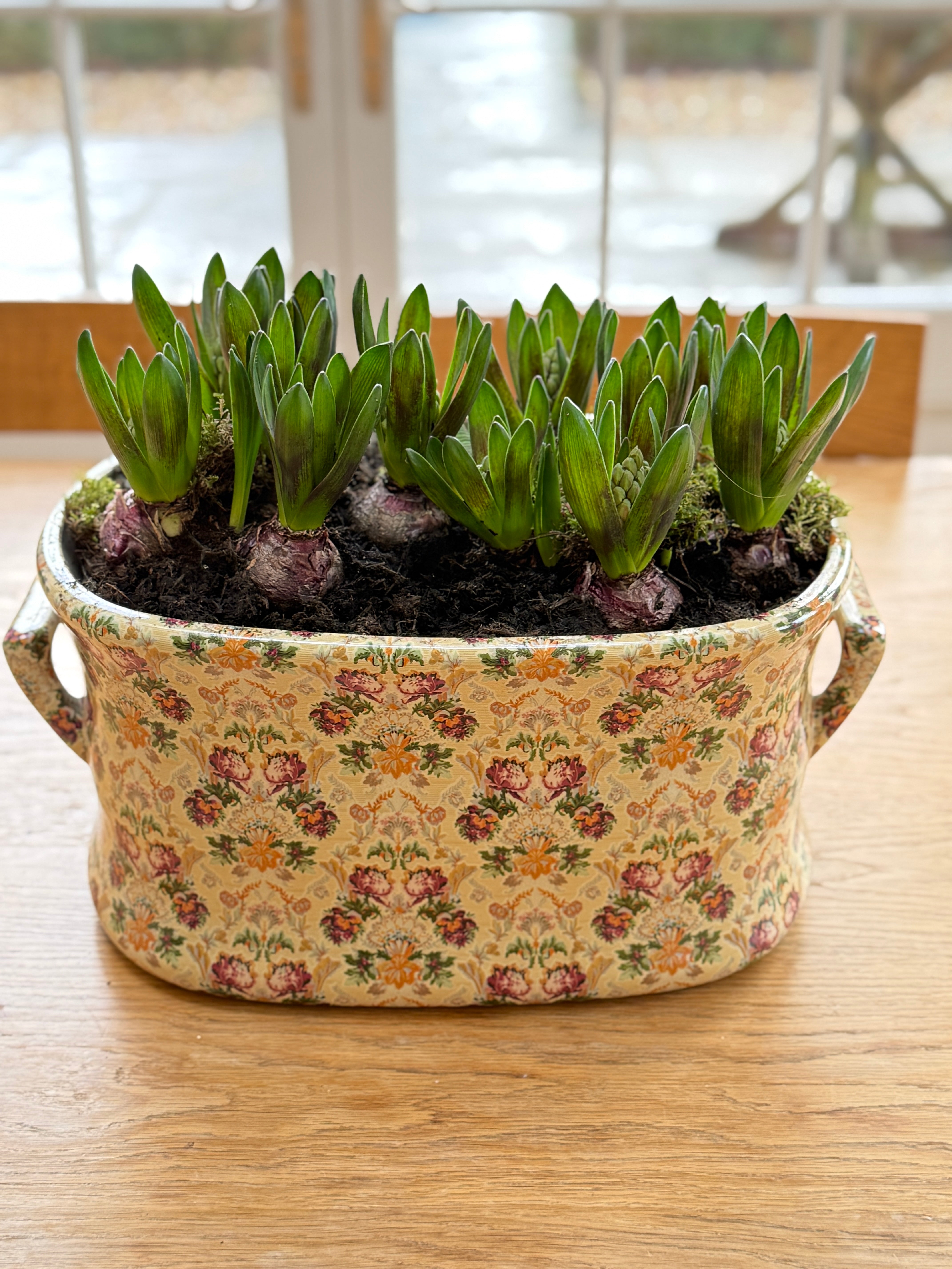 Polychrome Victorian Foot Bath