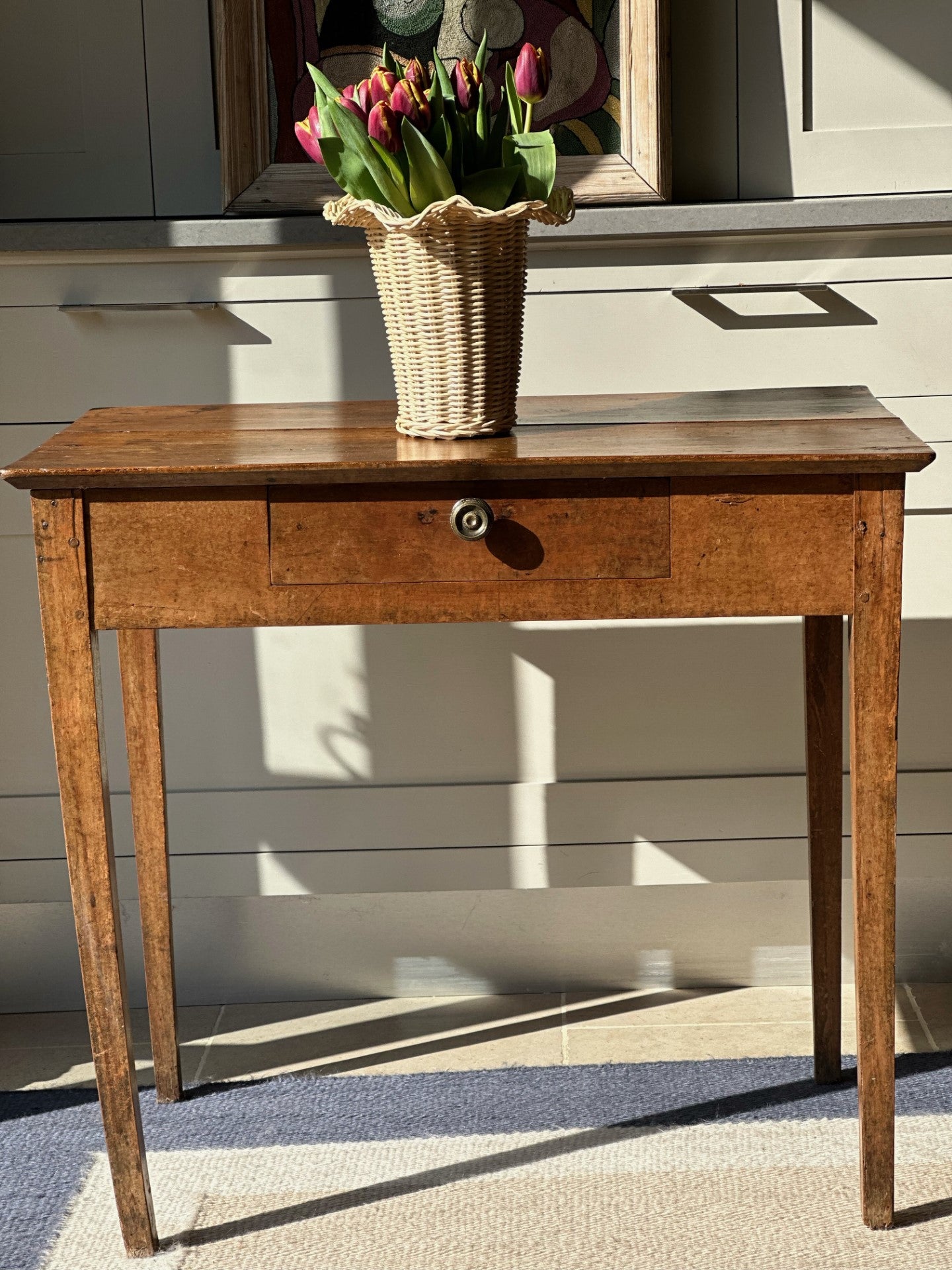 A Charming Oak Side Table