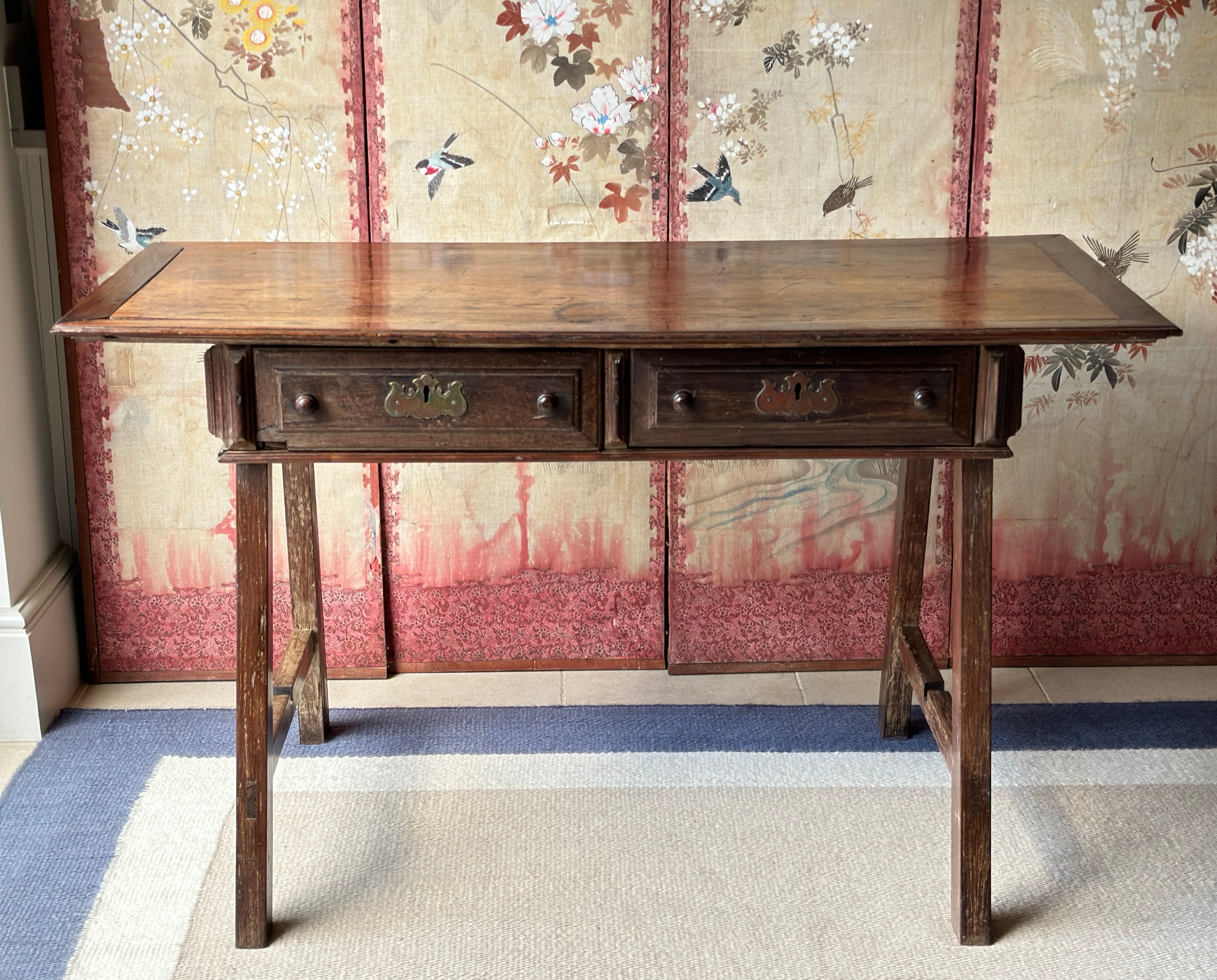 Early 19th C Portuguese Console or Large Desk