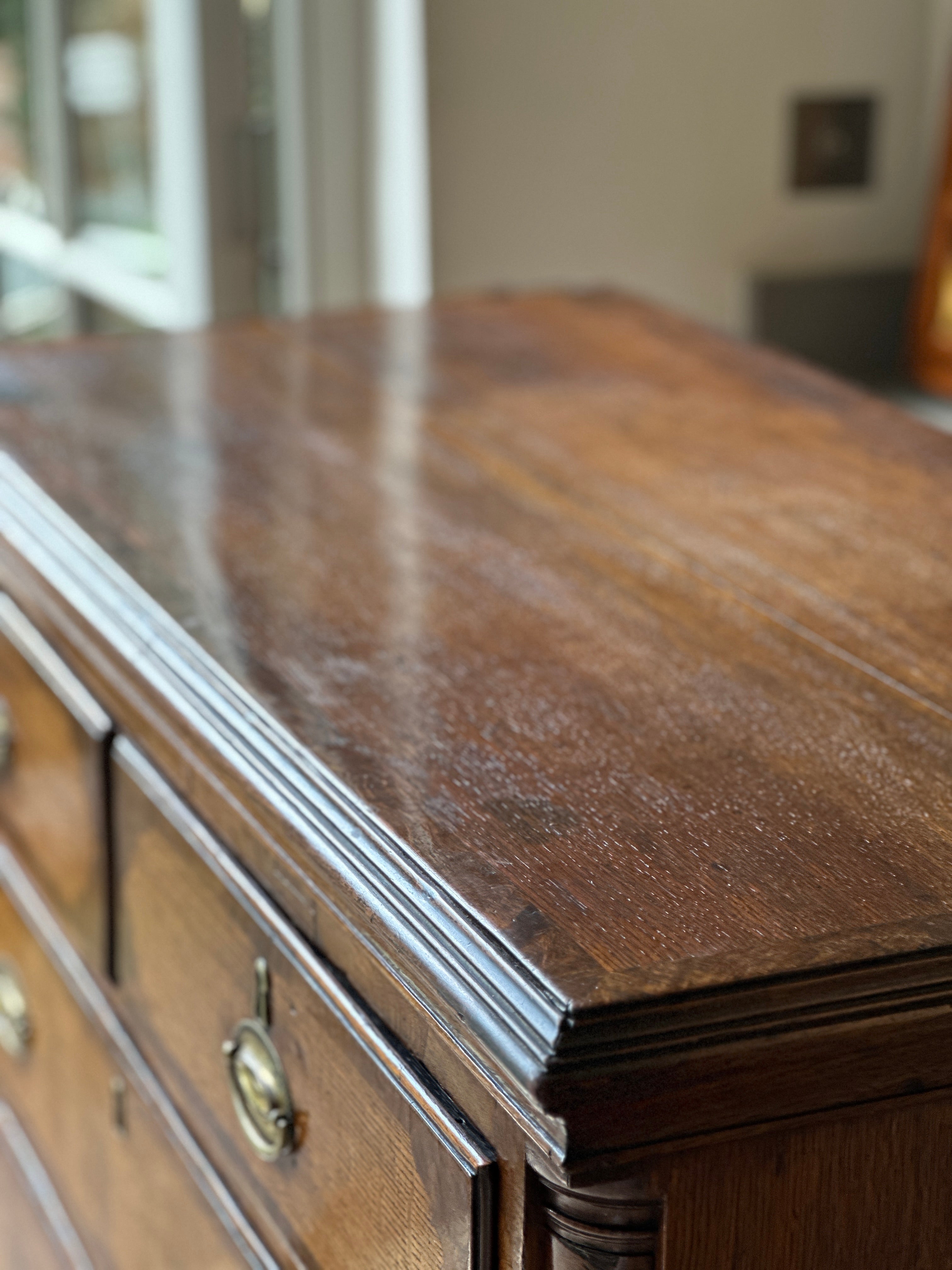 18th Century Scottish Oak Chest of Drawers- super smart