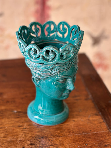 Turquoise Ceramic Queen