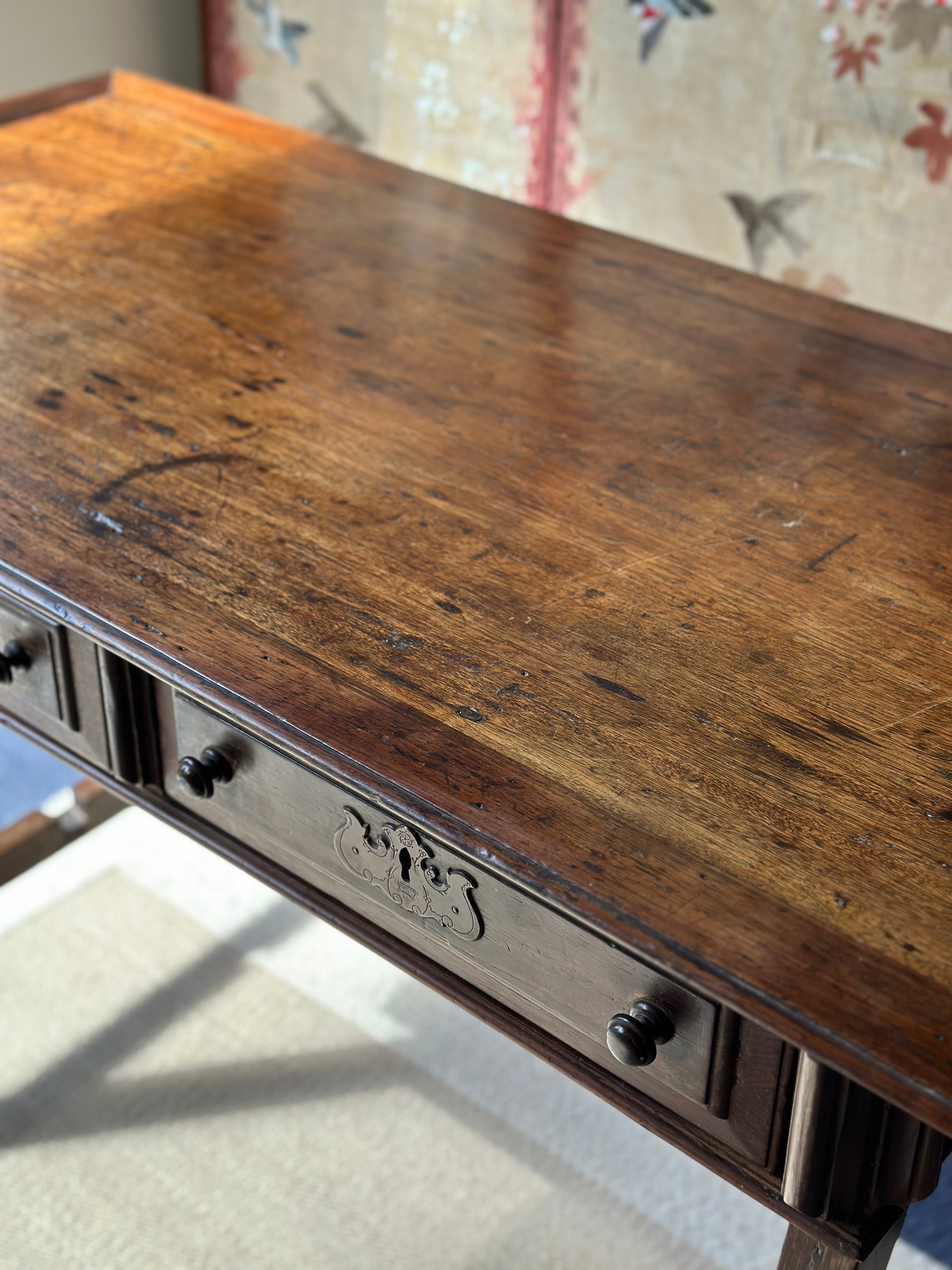 Early 19th C Portuguese Console or Large Desk