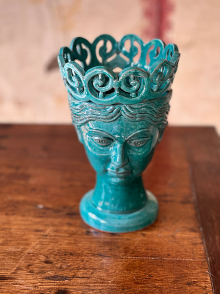 Turquoise Ceramic Queen