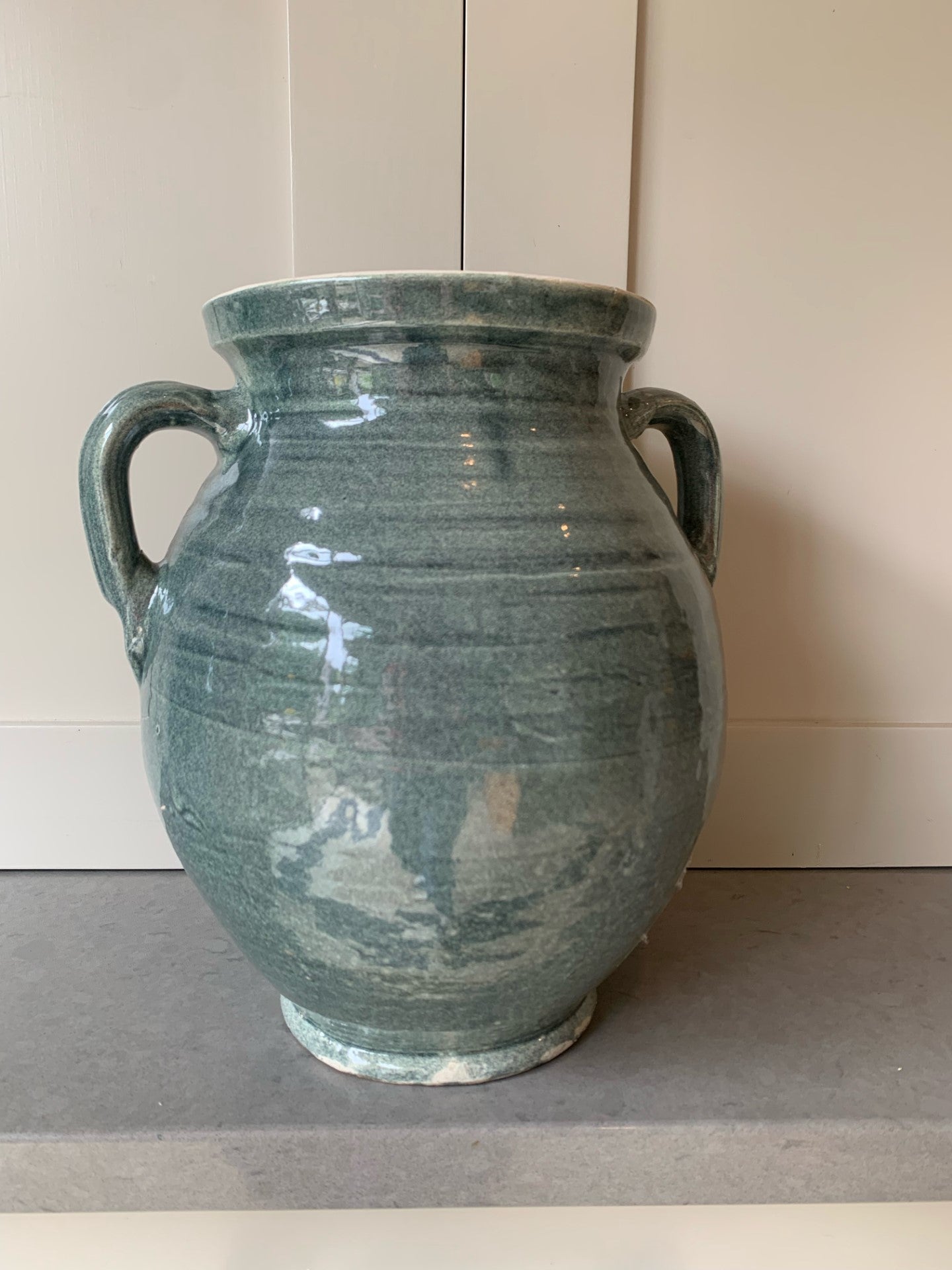 Hungarian Vintage Jugs/Urns Grey Blue