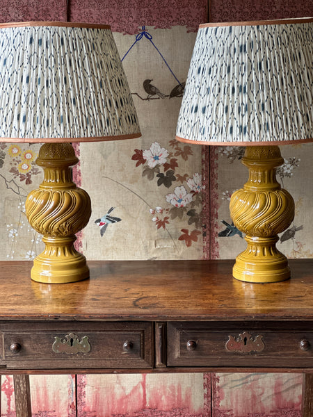 Pair of Decorative Glazed Ceramic Table lamps