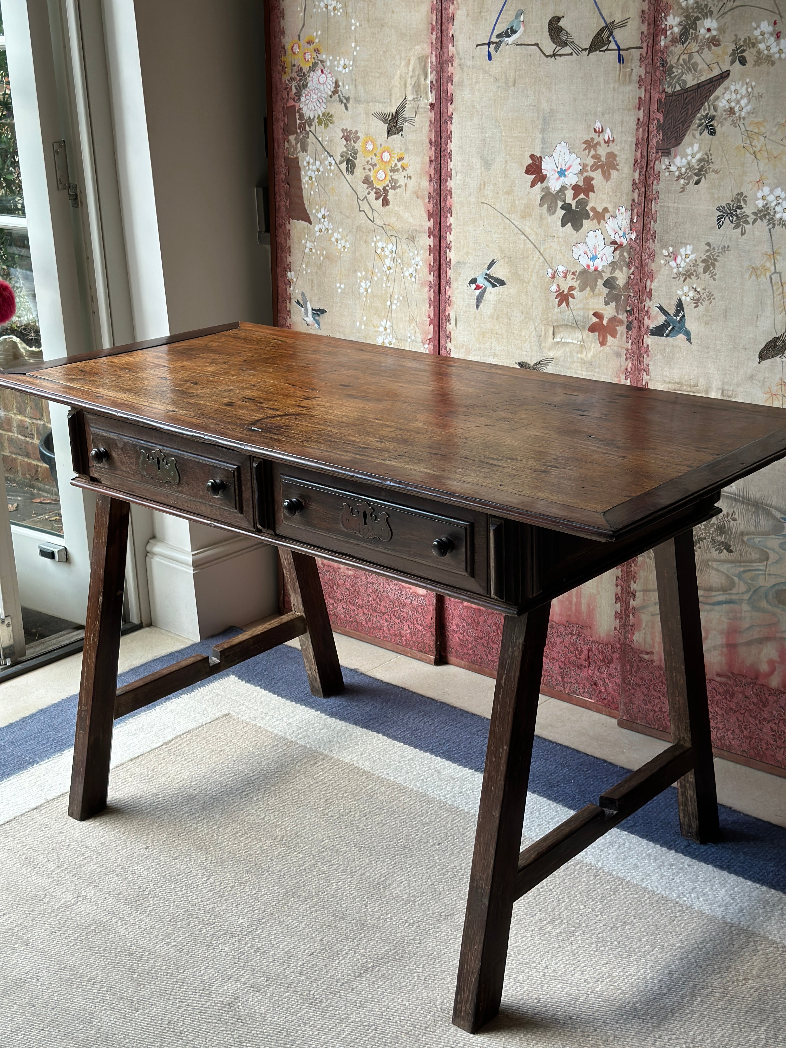 Early 19th C Portuguese Console or Large Desk