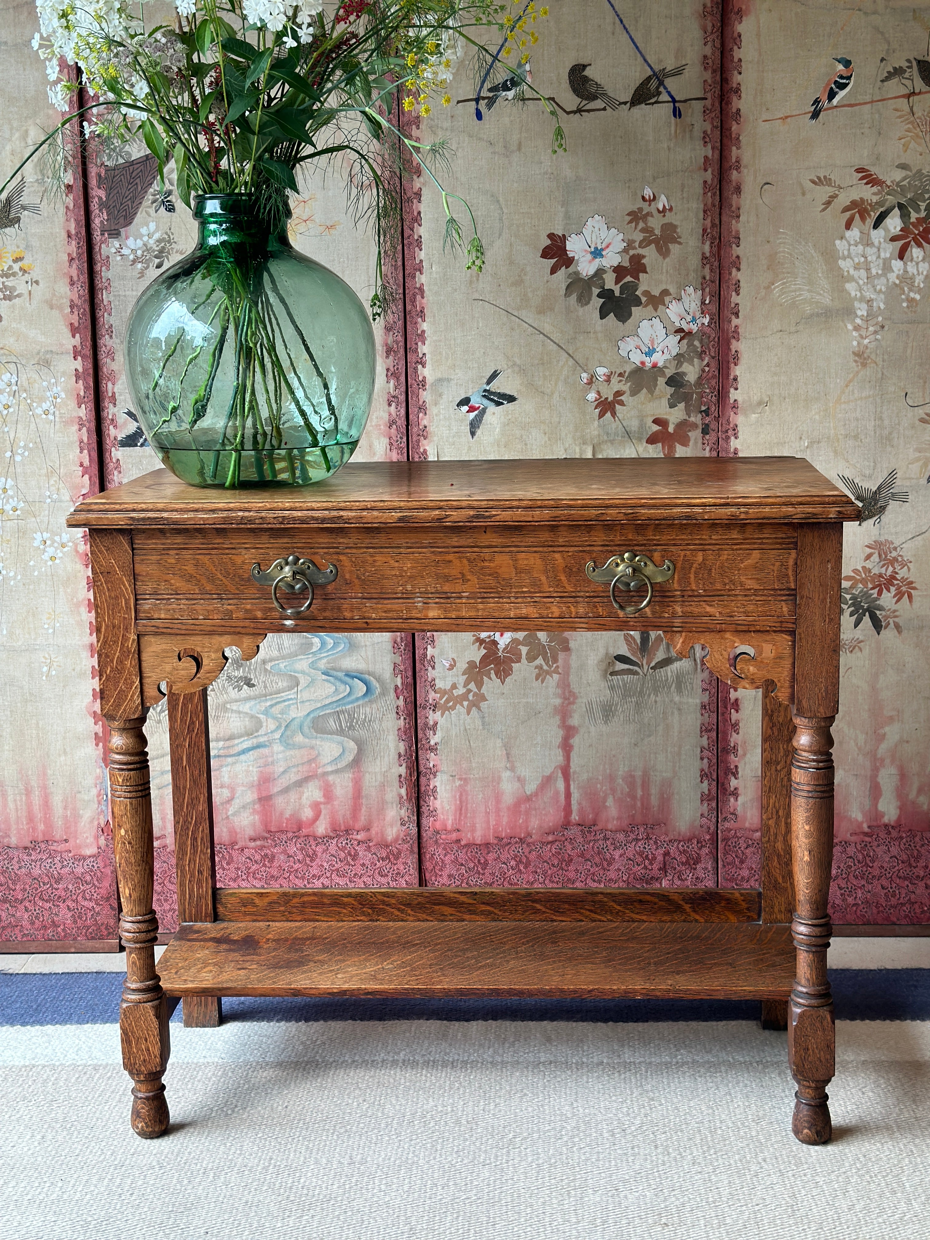 Small Oak Hall Table by Story & Triggs London