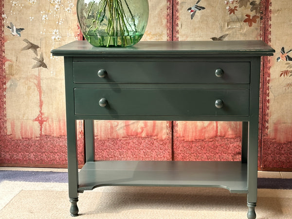 Lovely Painted Pine Washstand in FB Studio Green