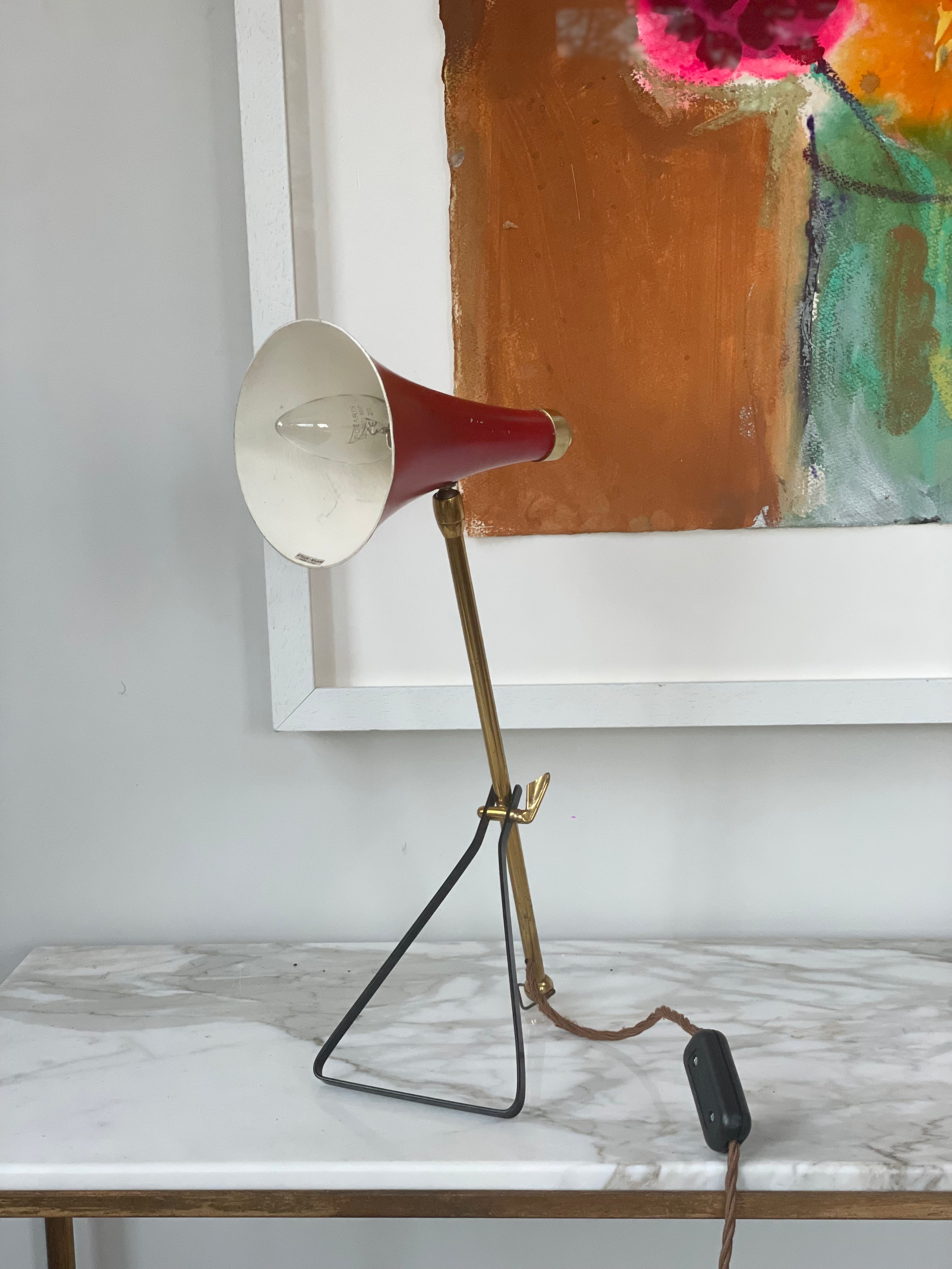 Red Table Lamp by Stilux Milano