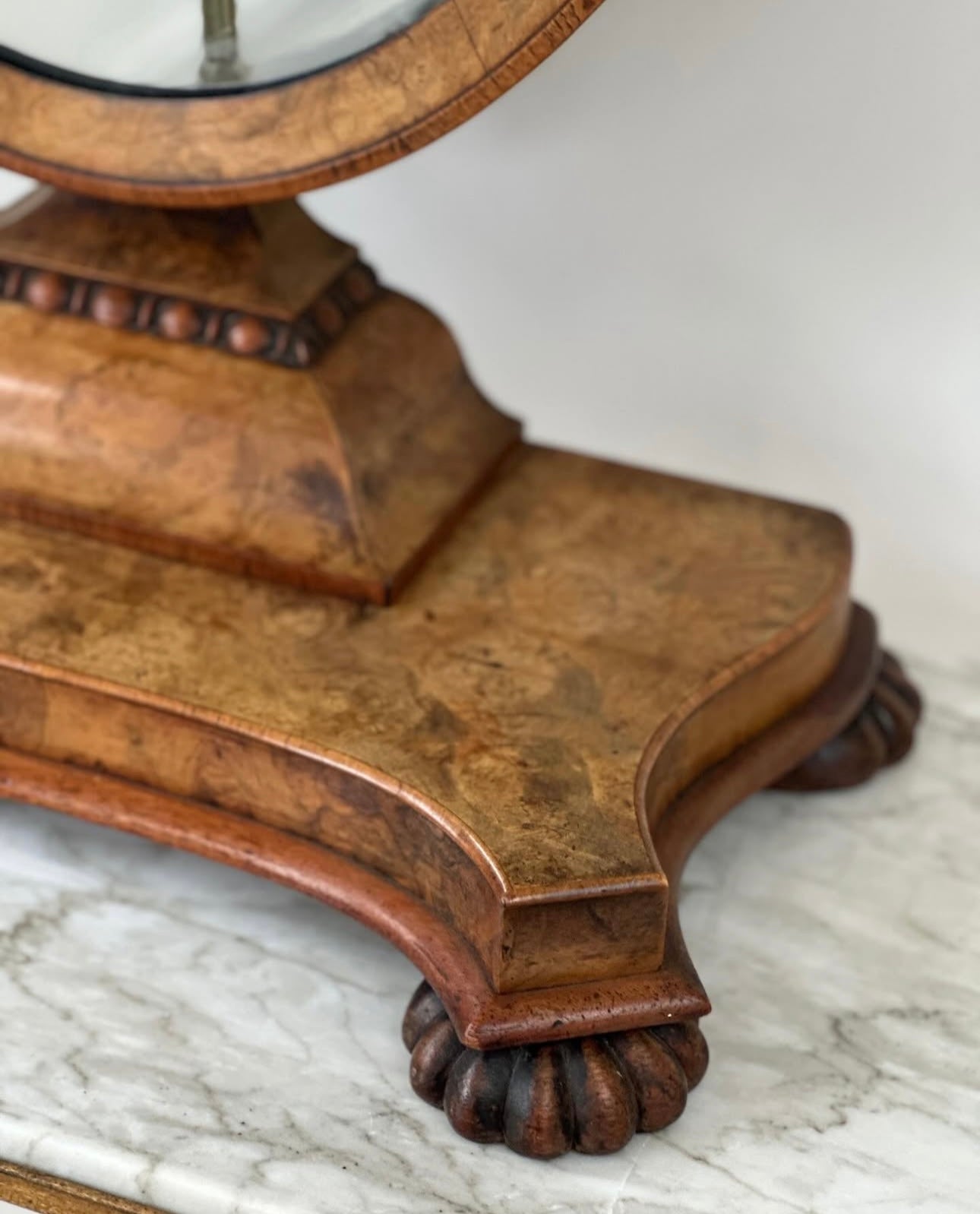 Regency Walnut Dressing Table Mirror