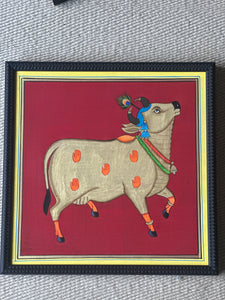 Framed Painting of the Sacred Cows -B