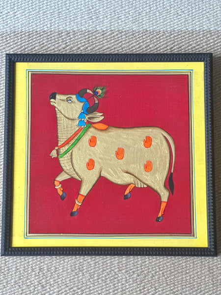 Framed Painting of the Sacred Cows -D