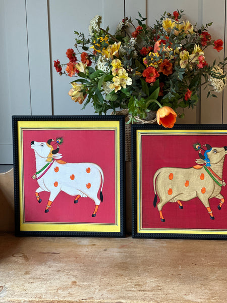 Framed Painting of the Sacred Cows -B