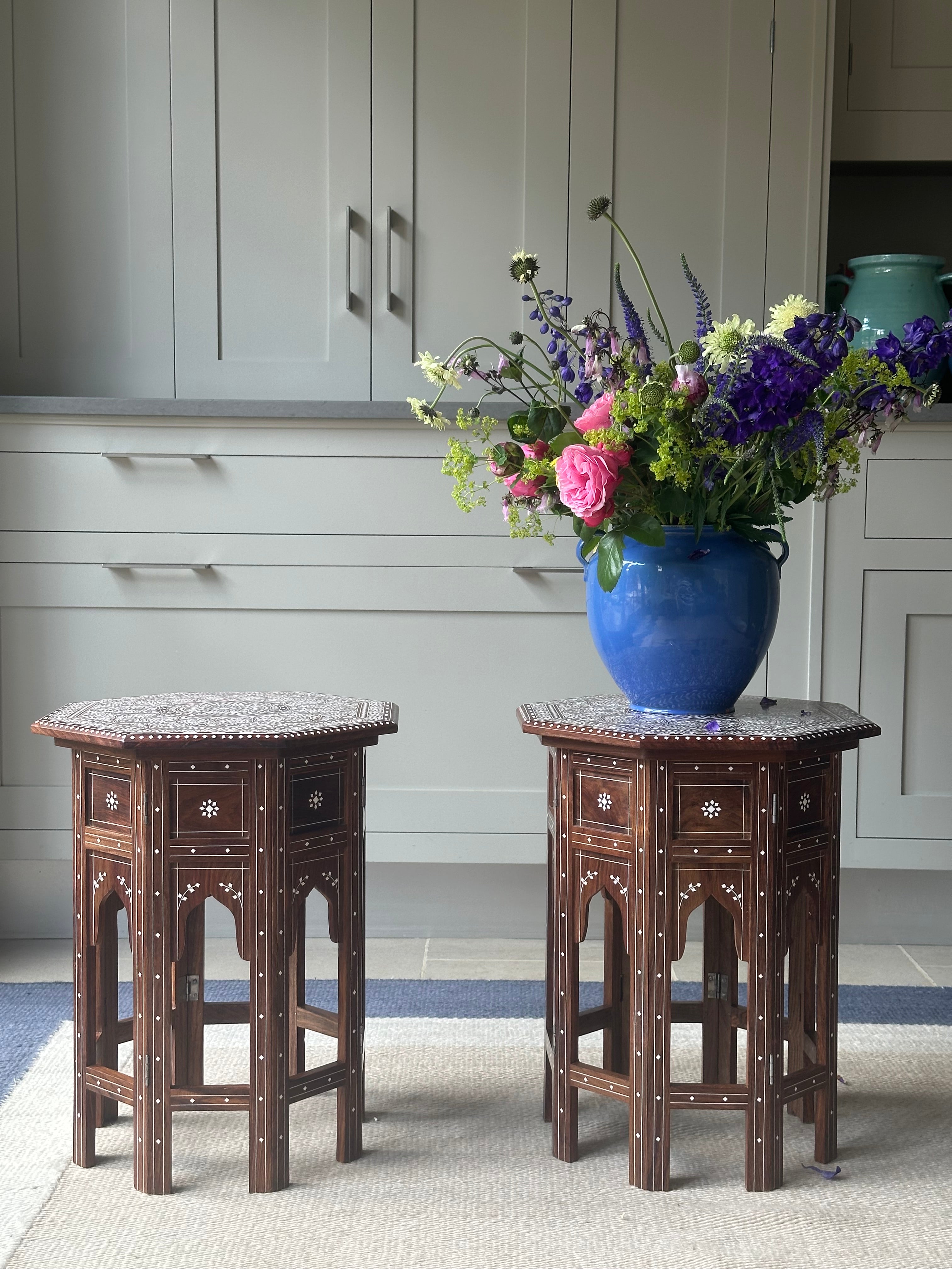 Pair of Indian Hishiarpur Tables