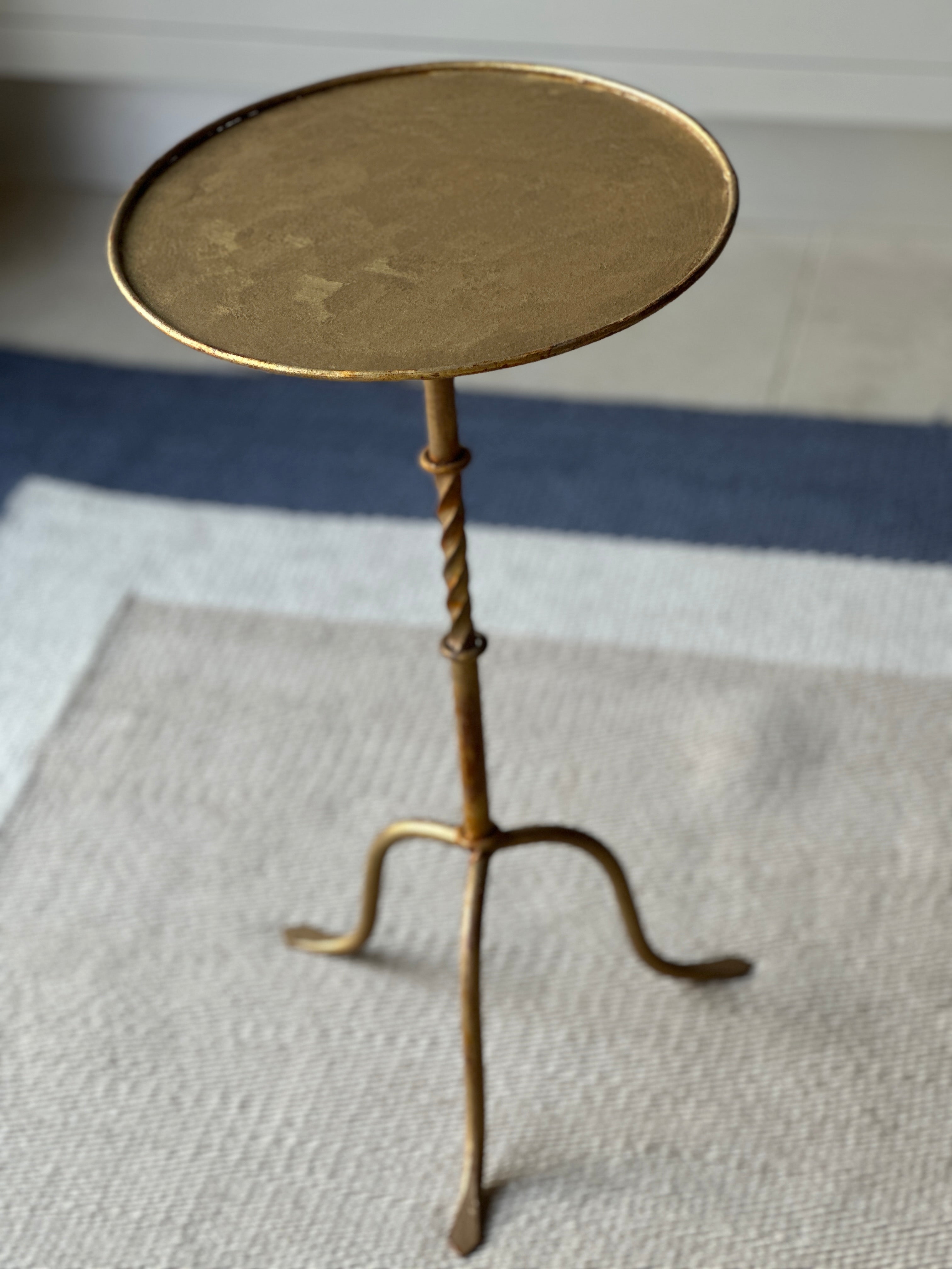 Spanish Gilt Mid Century Martini Table