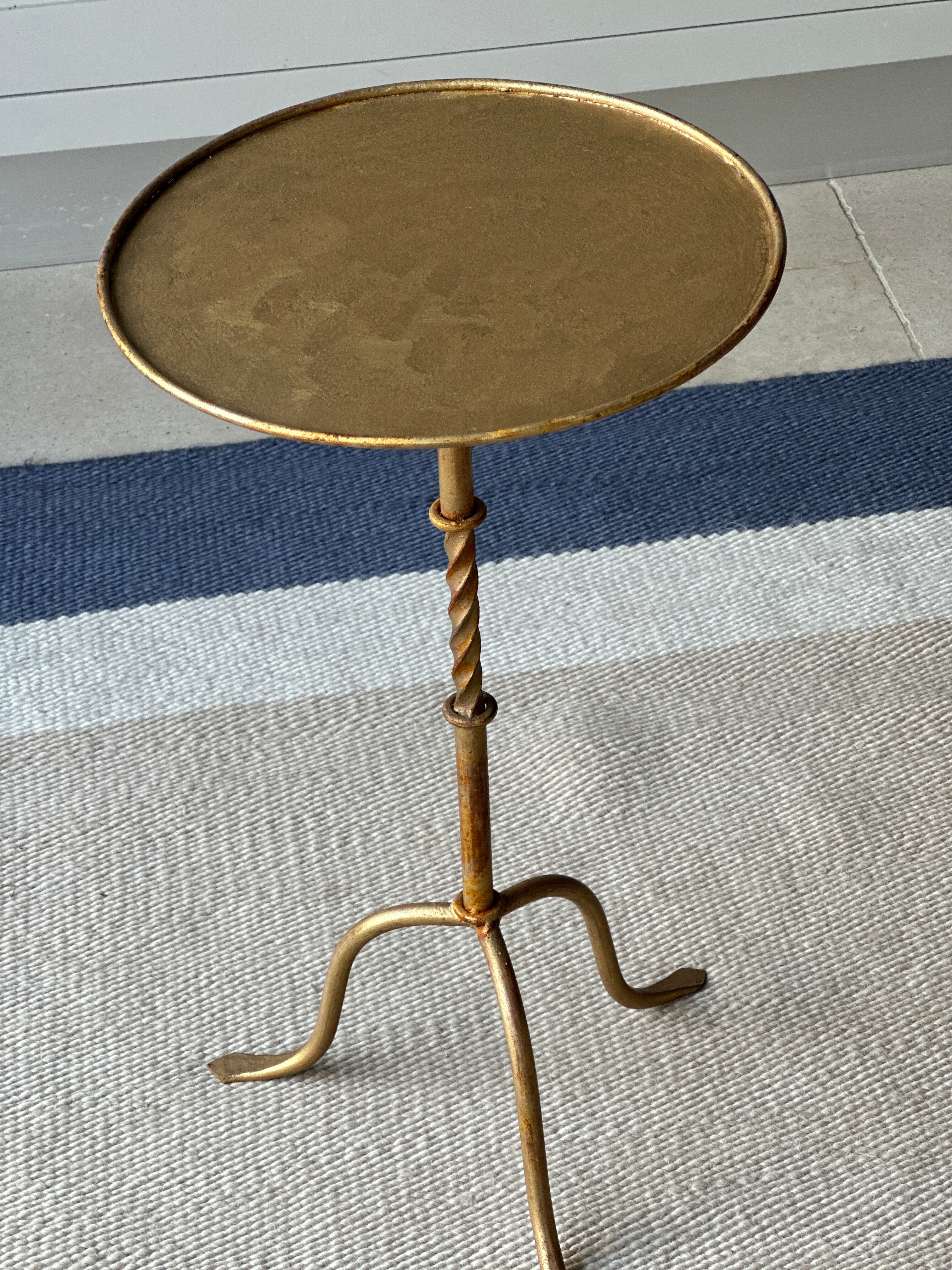 Spanish Gilt Mid Century Martini Table