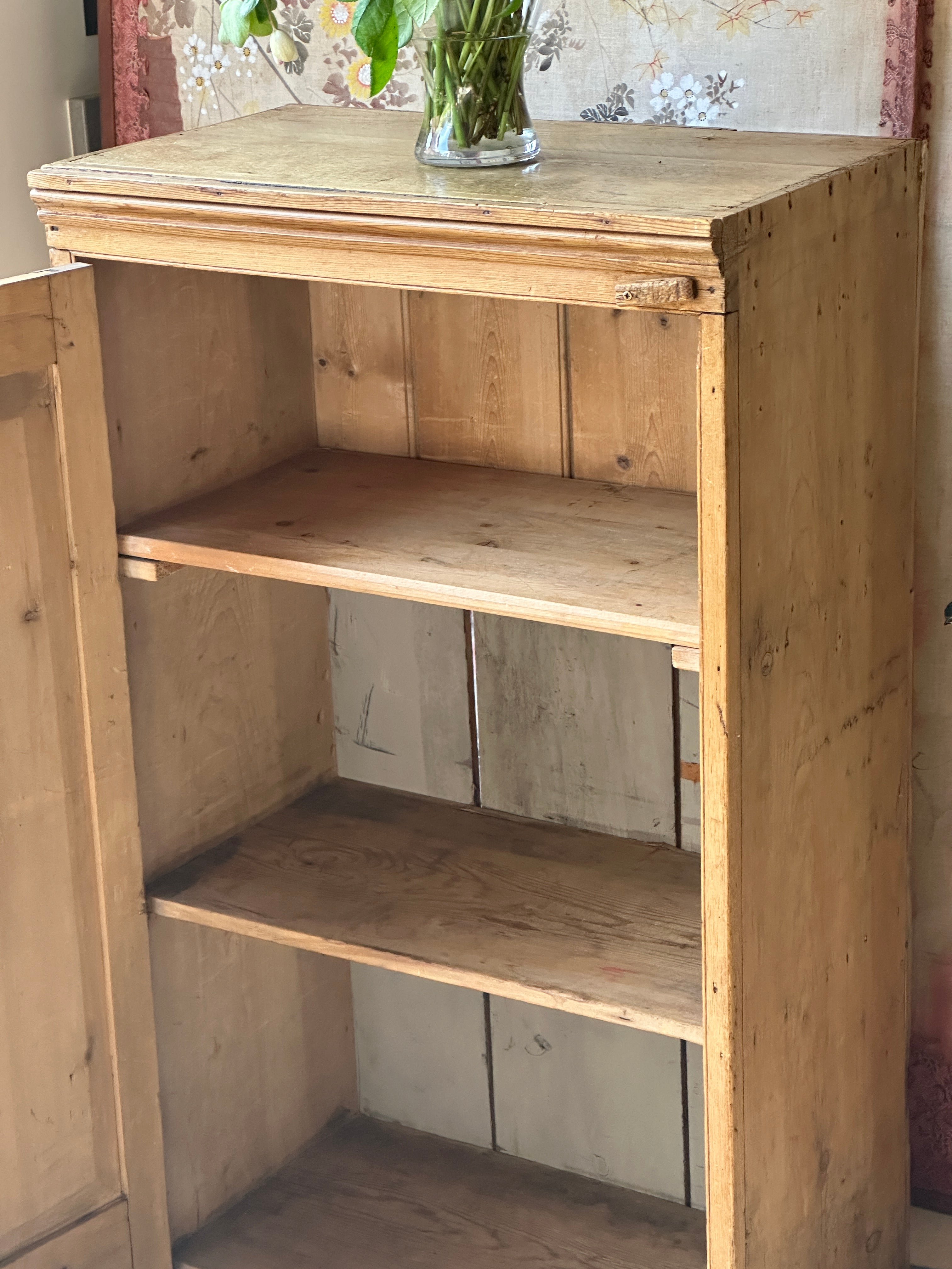 Small Antique Pine Cupboard