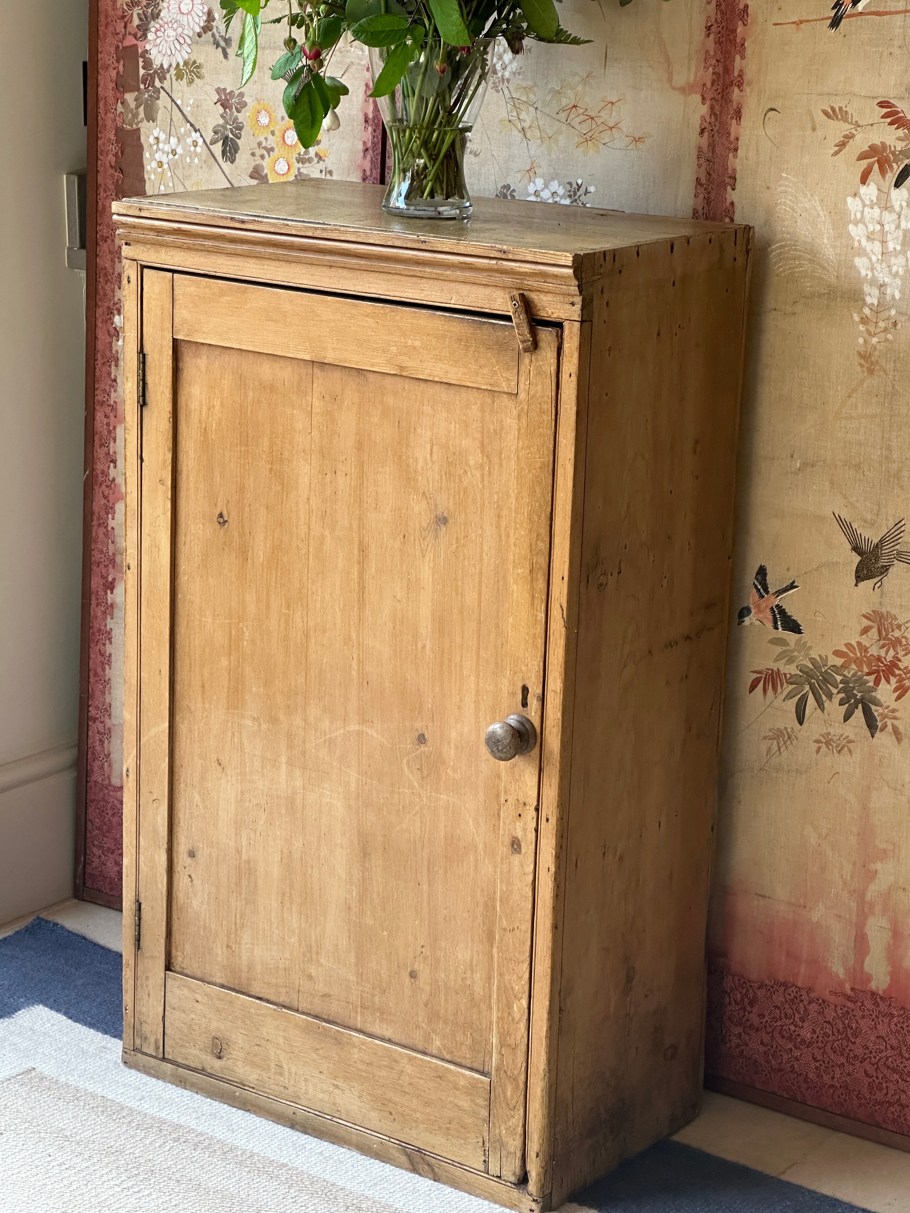 Small Antique Pine Cupboard