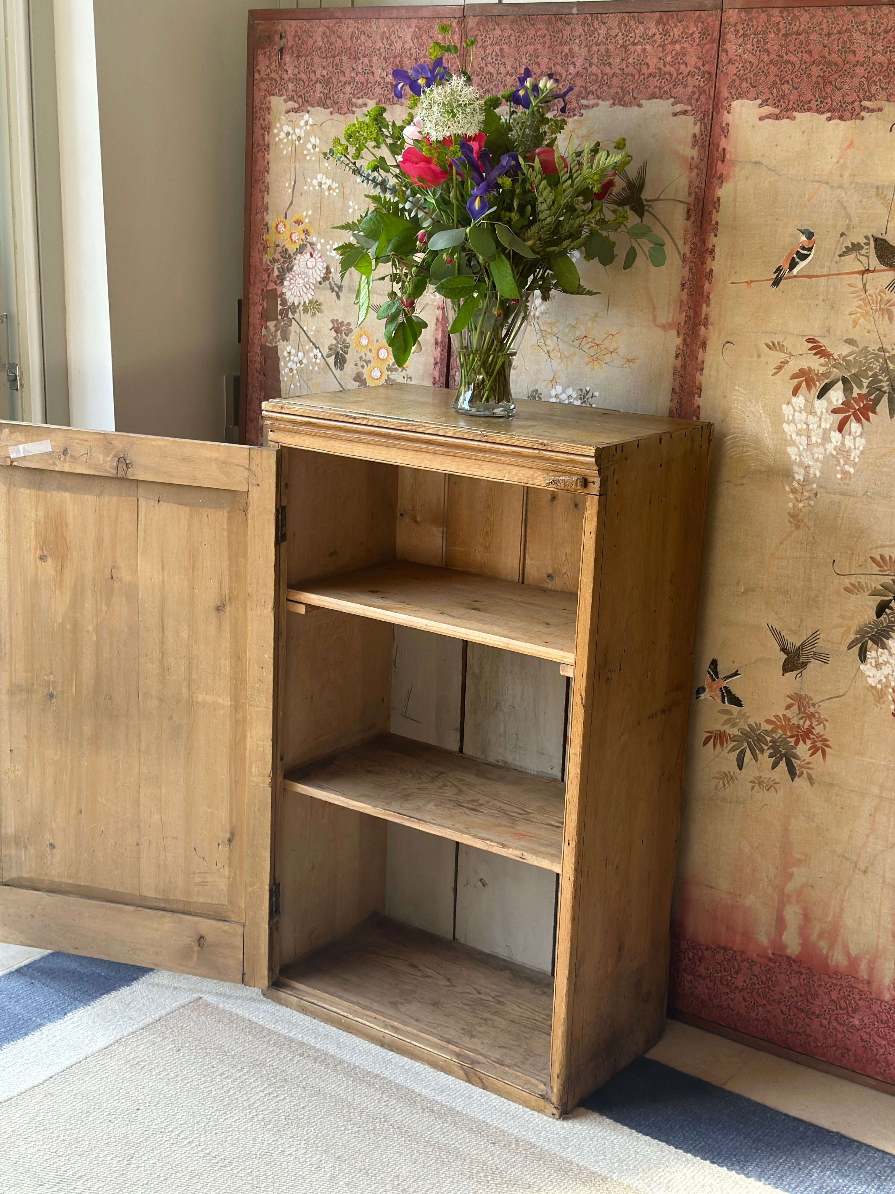 Small Antique Pine Cupboard