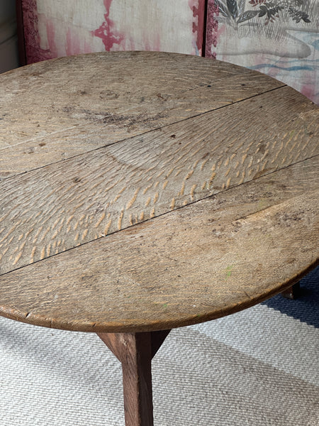 Faded Oak Cricket Table