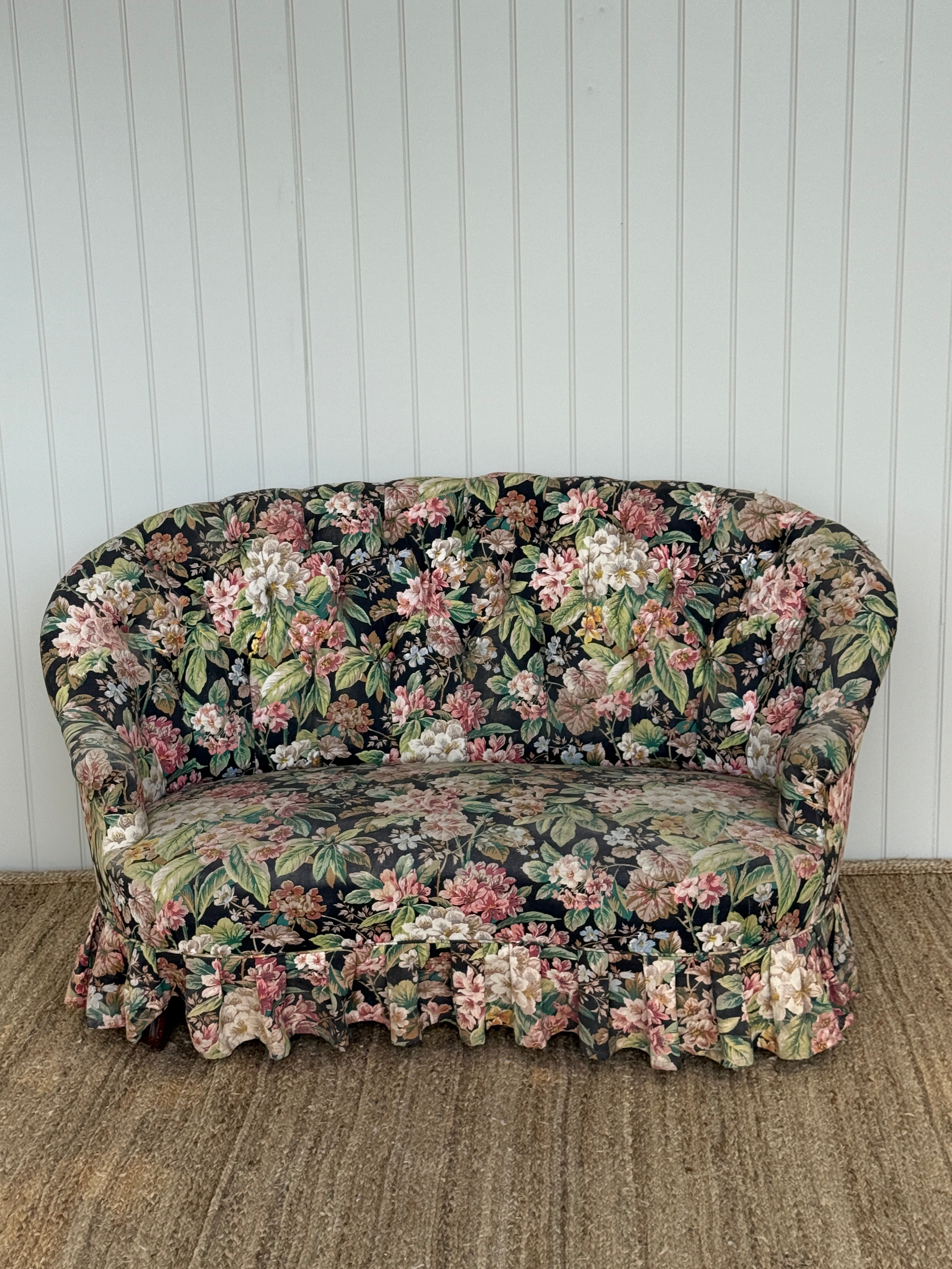 Small Button Back Sofa