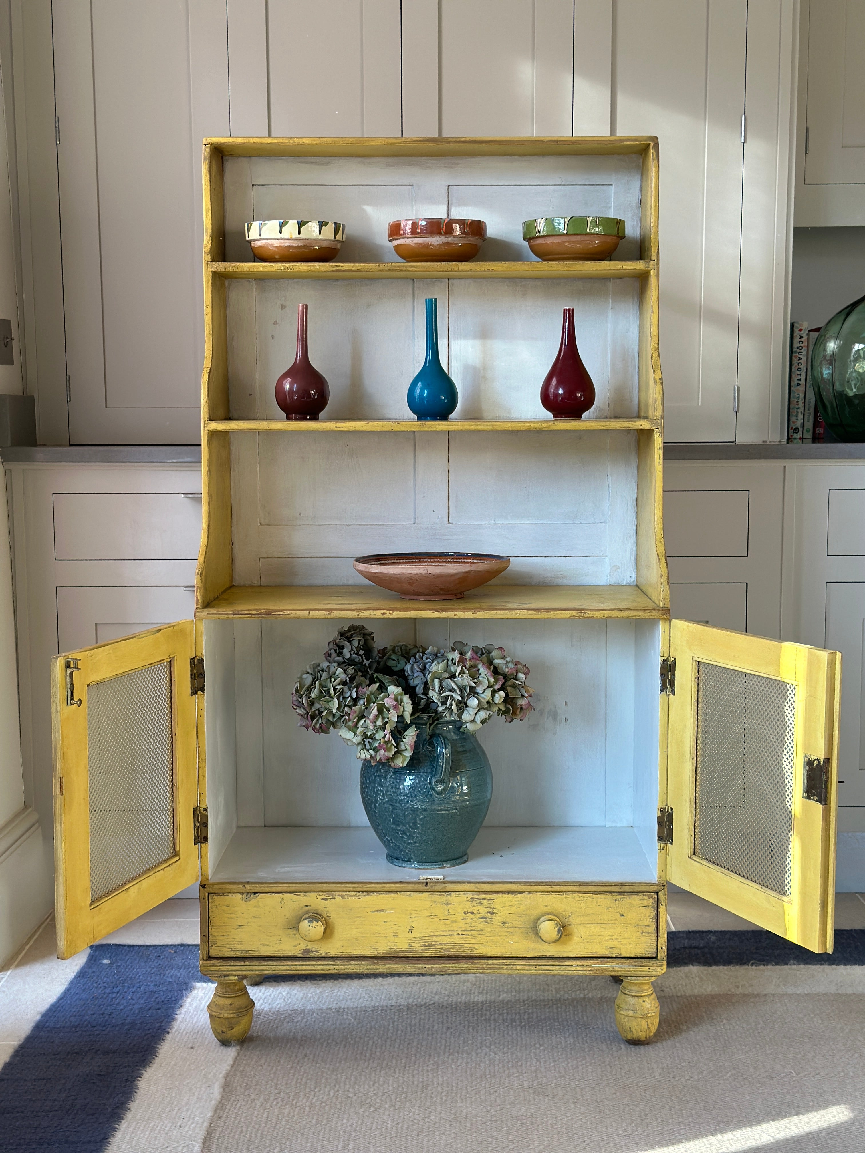 Charming  19th Century Waterfall Bookcase