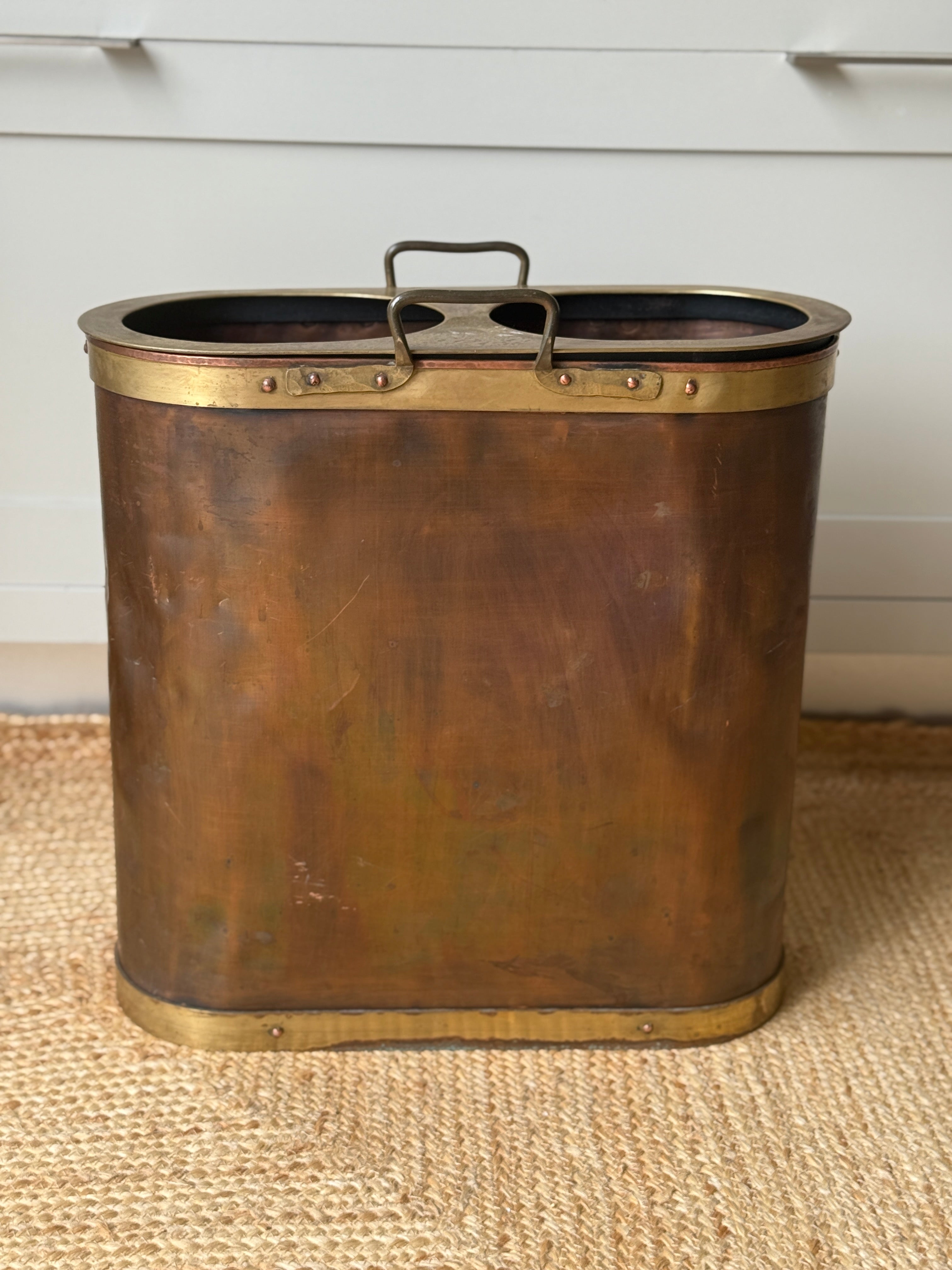 Belgium Copper and Brass Stick Stand